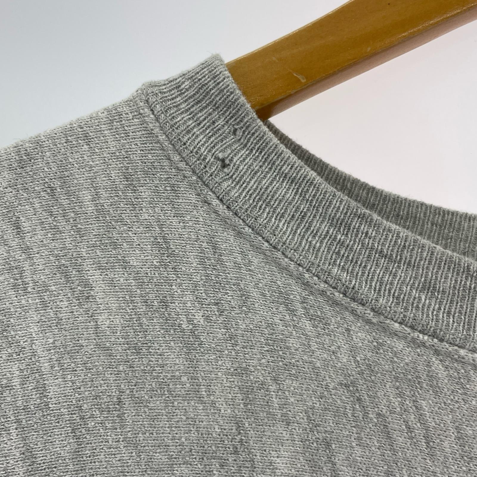 スウェット 90s reverse wave グレー (XL) グレー