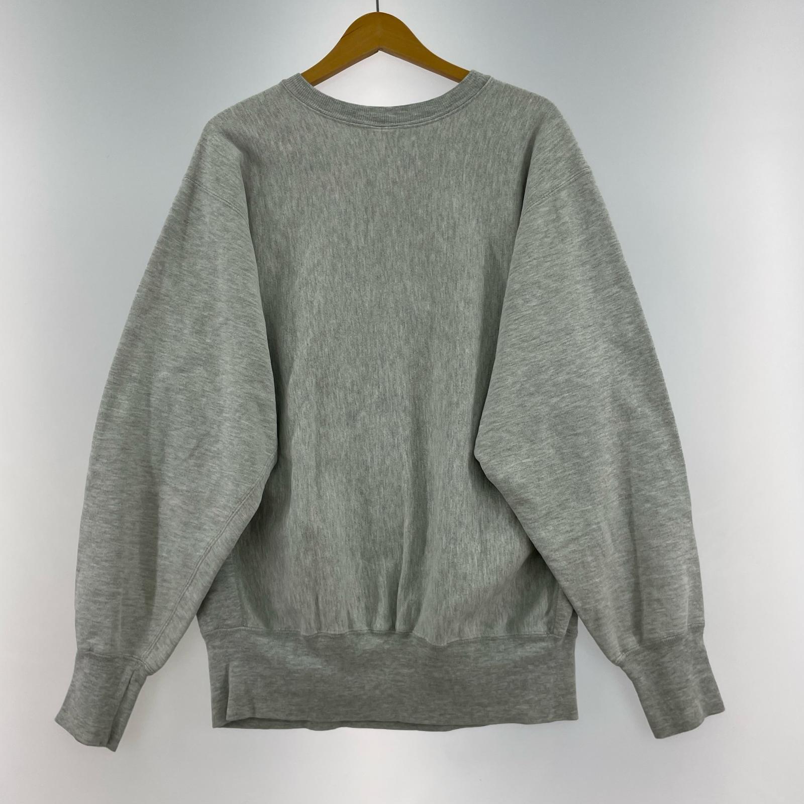 スウェット 90s reverse wave グレー (XL) グレー