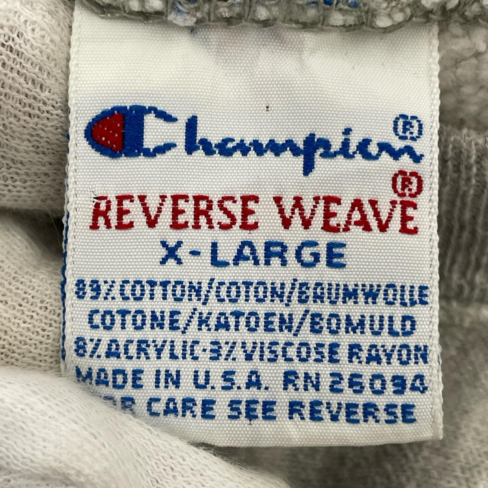 スウェット 90s reverse wave グレー (XL) グレー