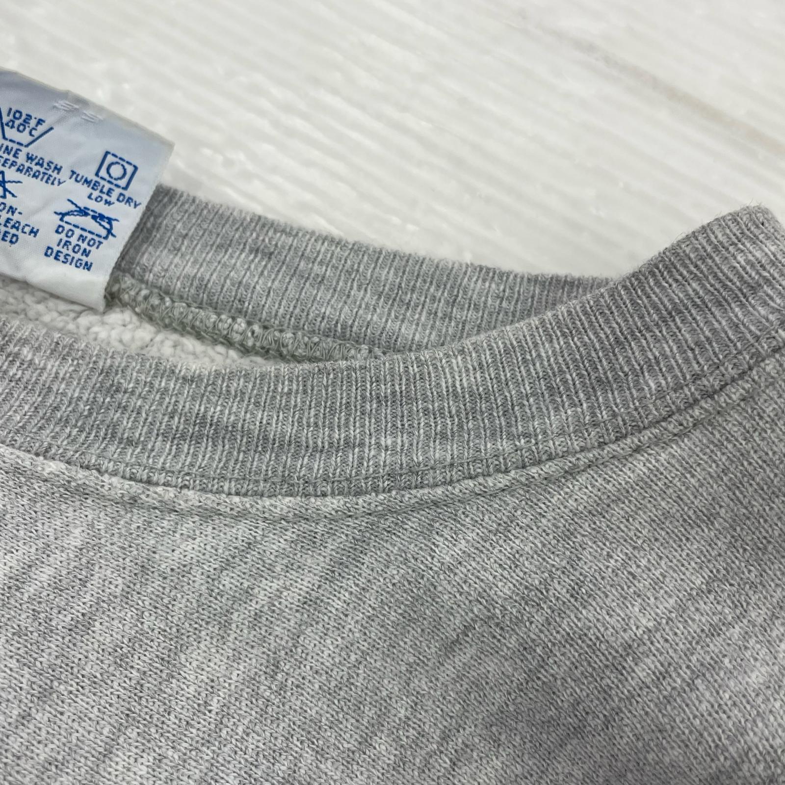 スウェット 90s reverse wave グレー (XL) グレー