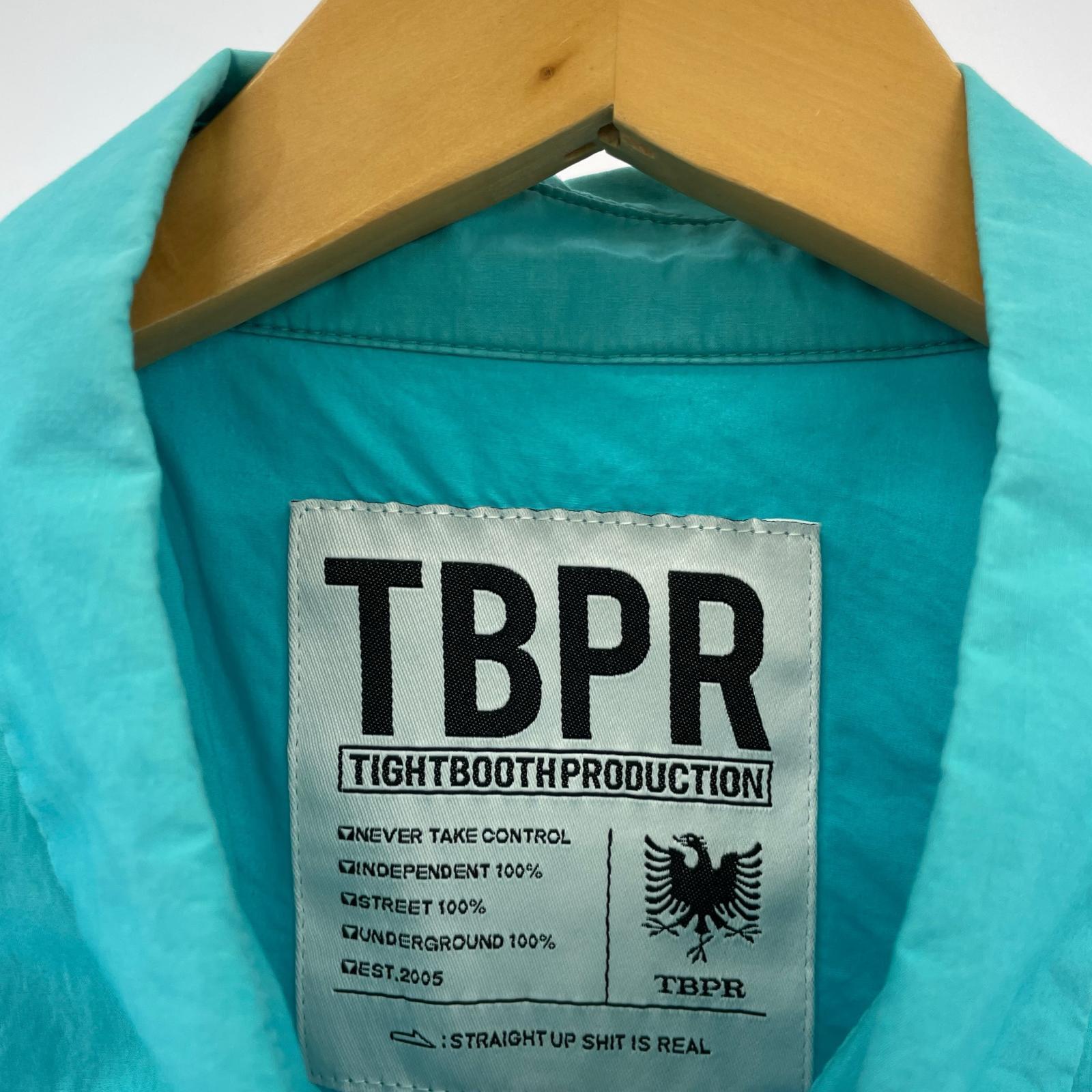長袖シャツ (XL) ターコイズ ロールアップ