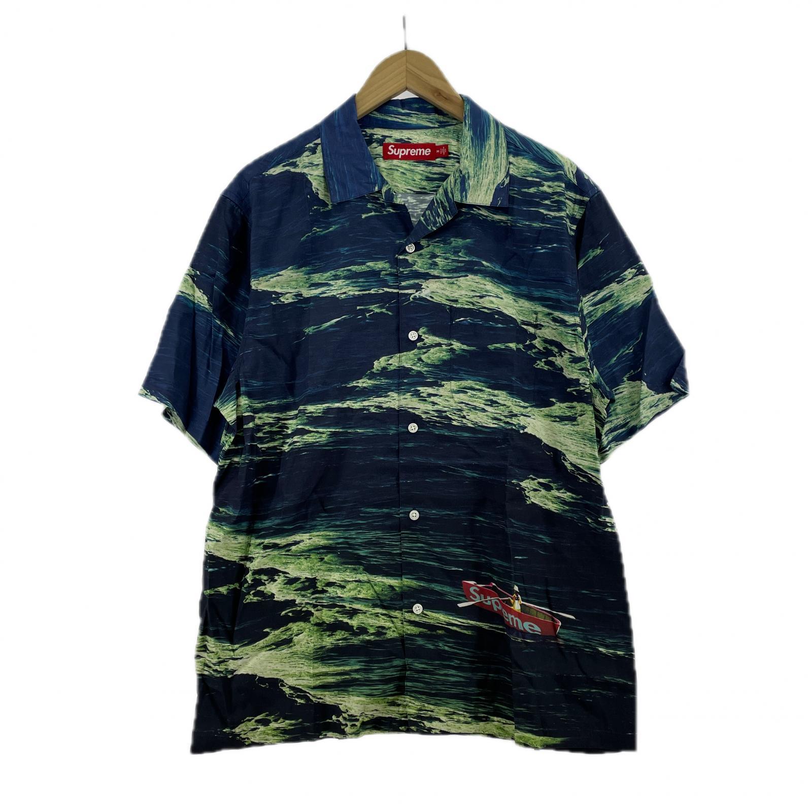 半袖シャツ 25SS boat shirt 青 (M) M ブルー