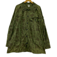 ジャケット 18AW カモ柄 ポンチョ グリーン