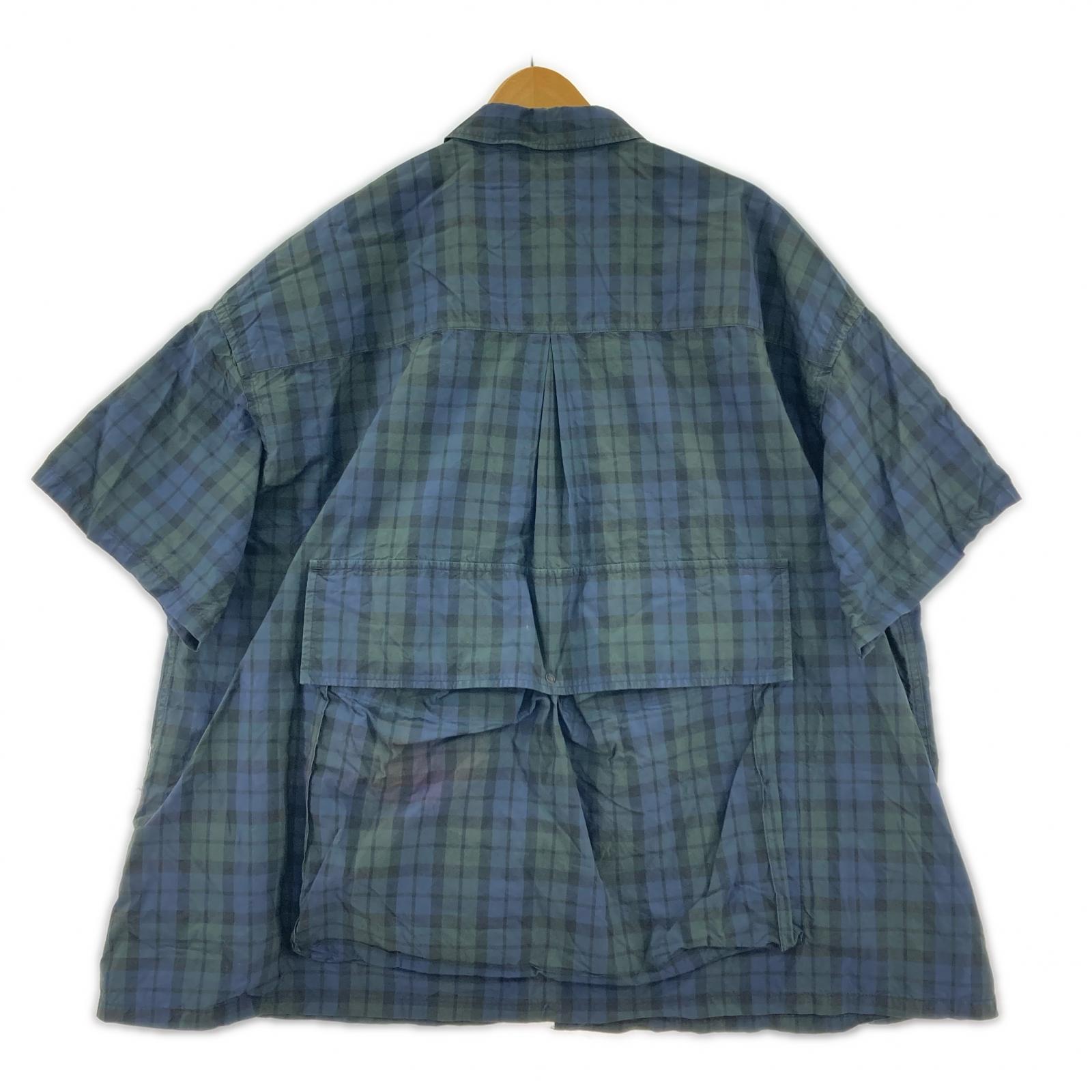 半袖シャツ CARGO POCKET S/S チェックシャツ