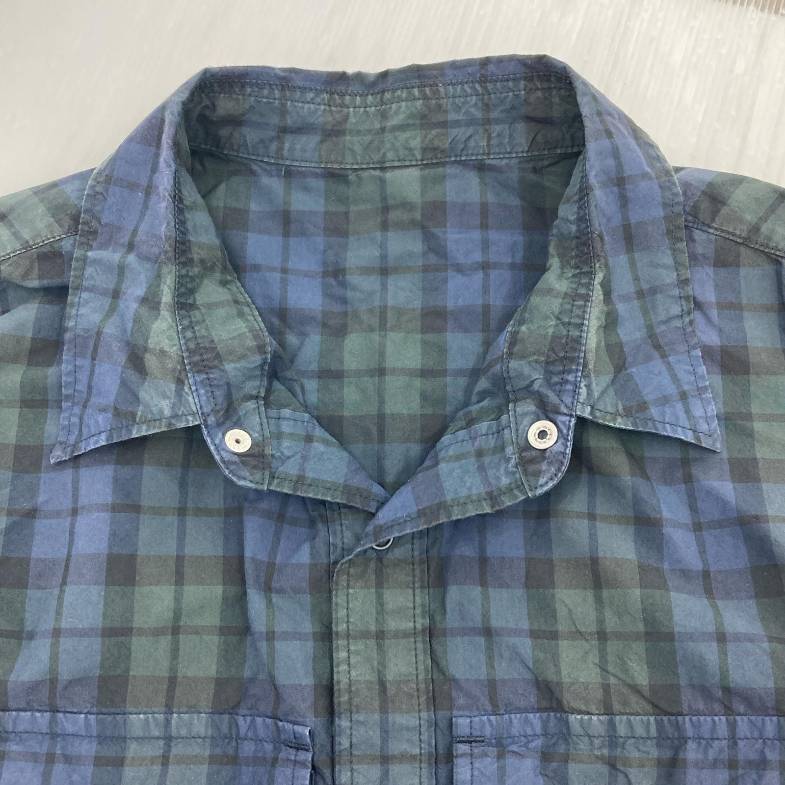 半袖シャツ CARGO POCKET S/S チェックシャツ