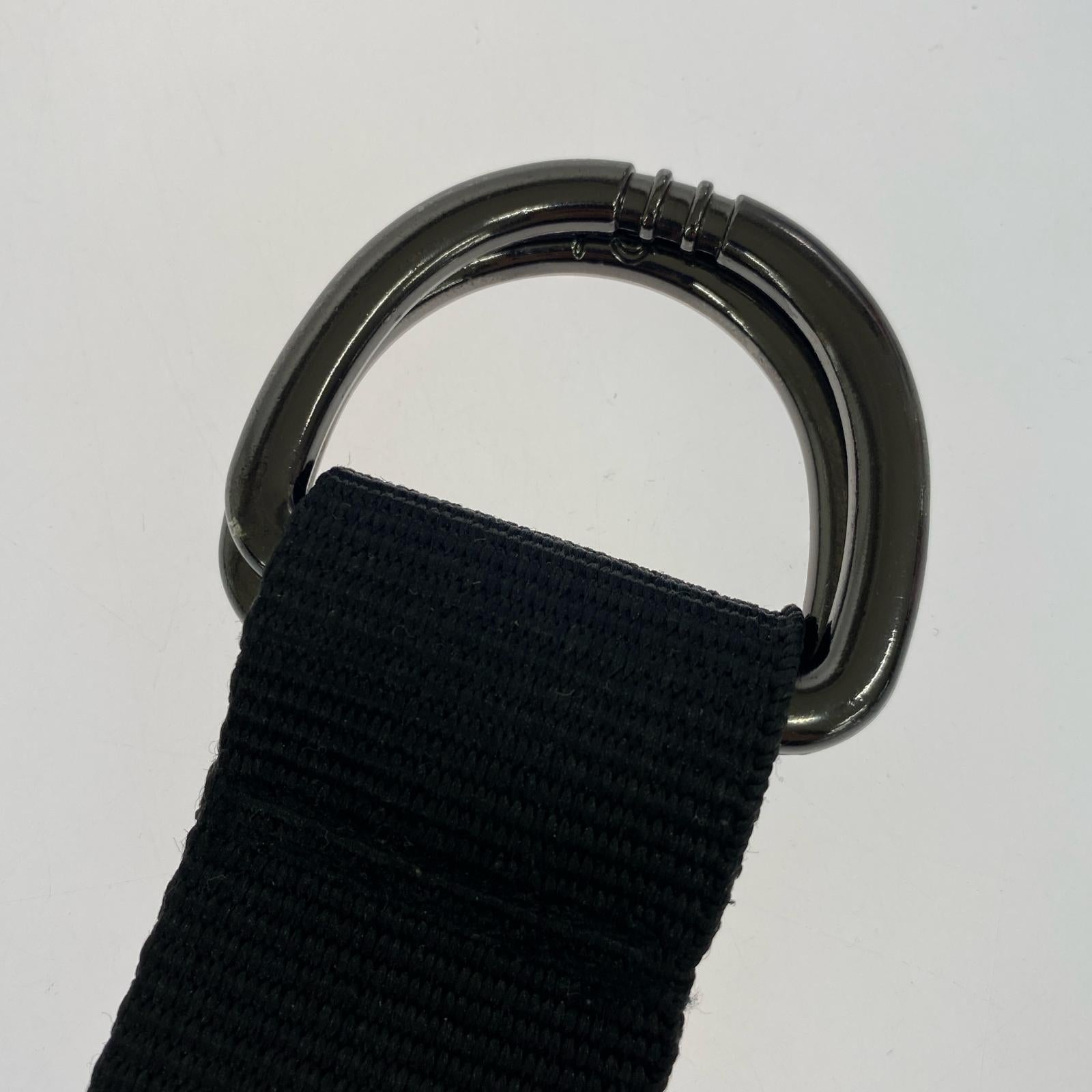 その他アクセサリー ブラックナイロンベルト ブラック