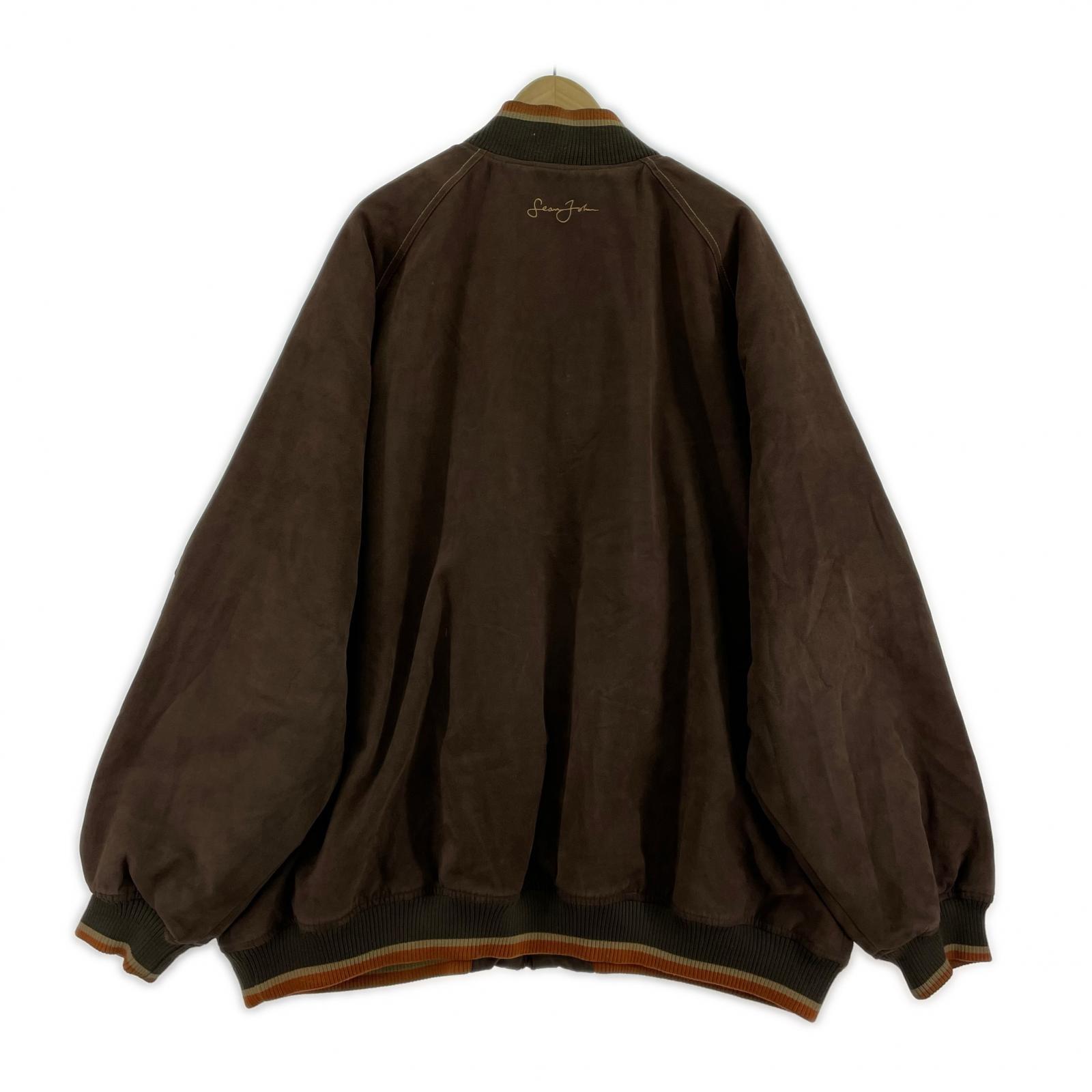 ジャケット SEAN JOHN スウェード ジャケット ブラウン