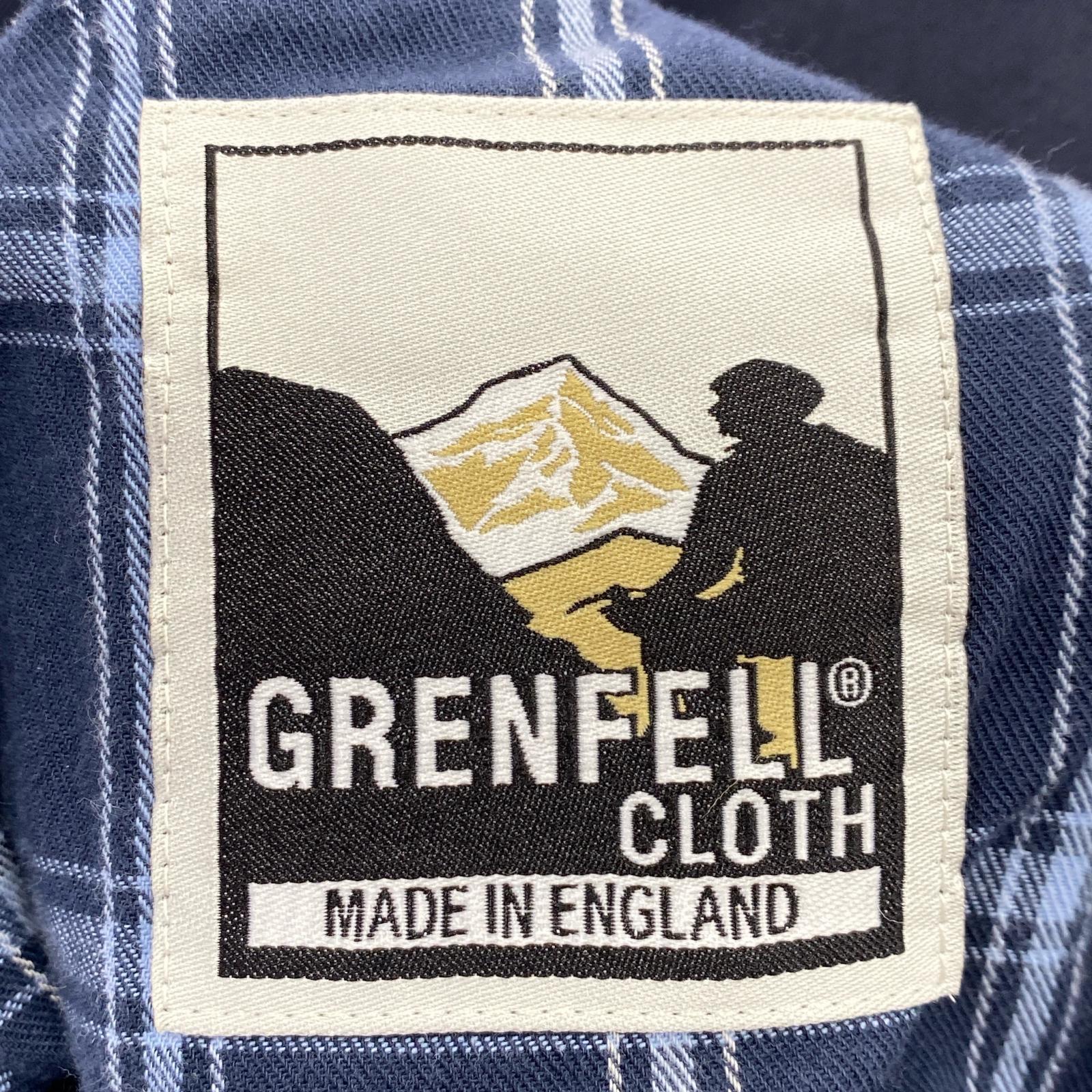 ジャケット GRENFELL SLIM CAMPBELL ステンカラーコート ネイビー