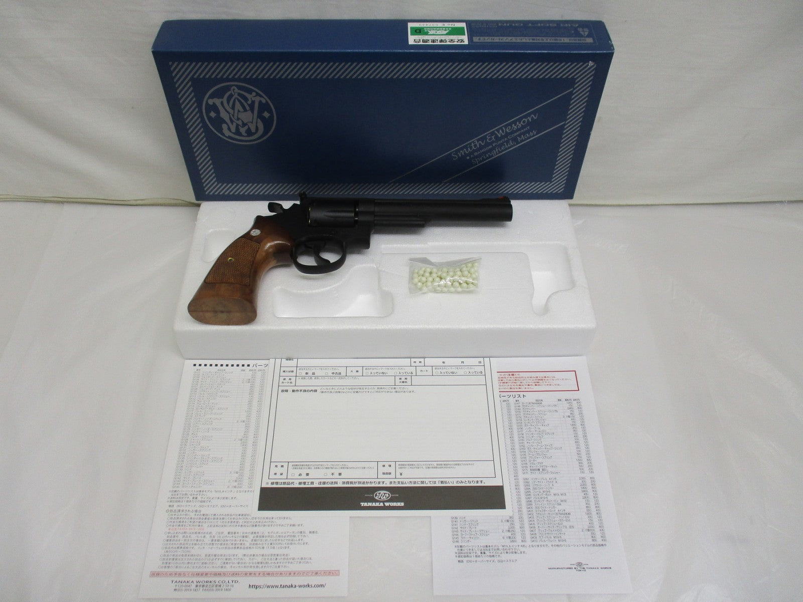 タナカ S&W M19 6インチ コンバットマグナム version3 ガン