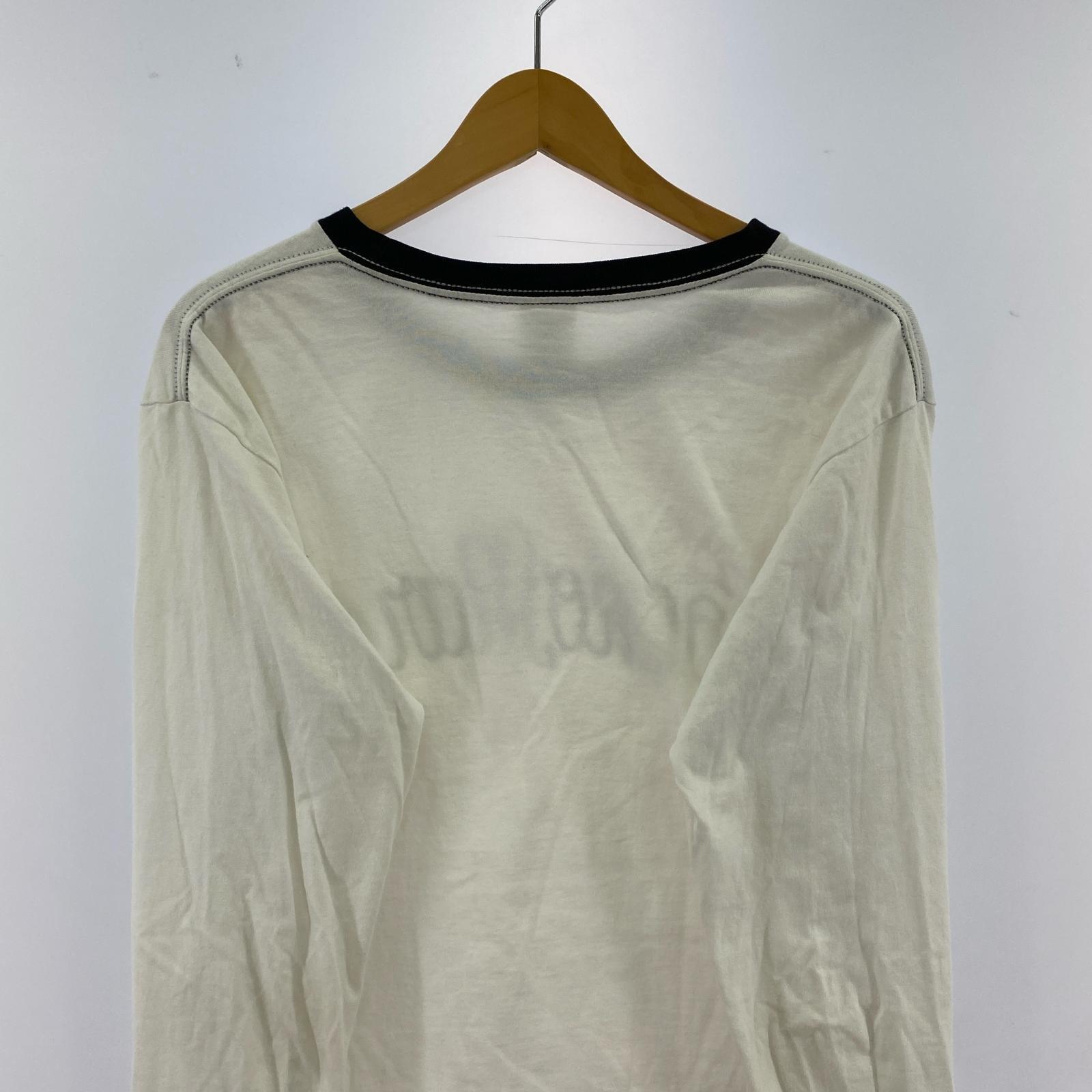 長袖Tシャツ ロゴ M ホワイト