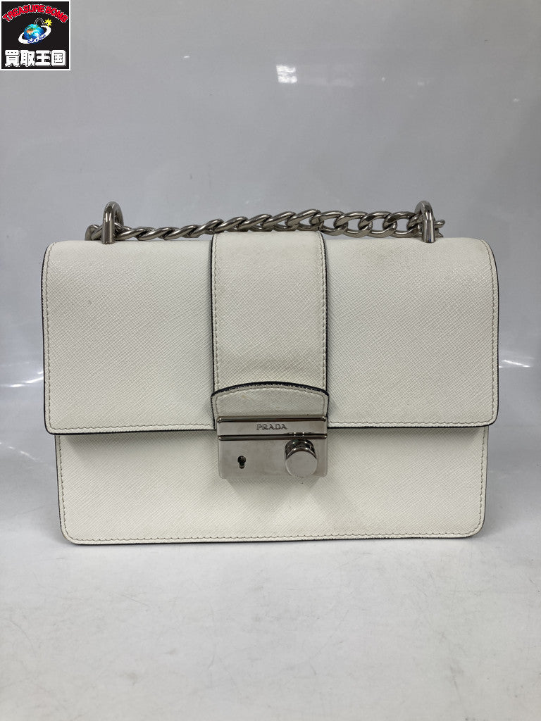 Saffiano Sound Lock crossbody bag