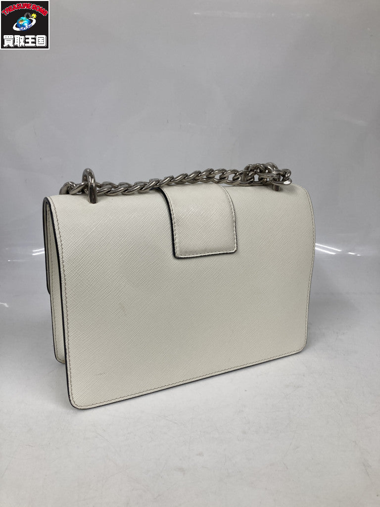 Saffiano Sound Lock crossbody bag