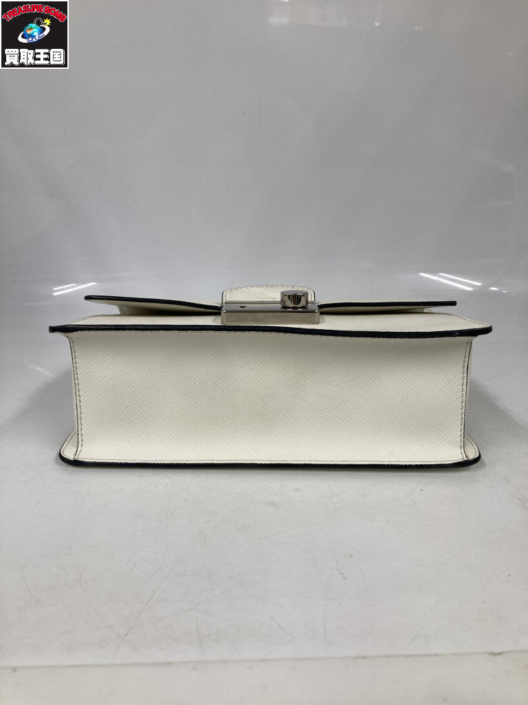 Saffiano Sound Lock crossbody bag