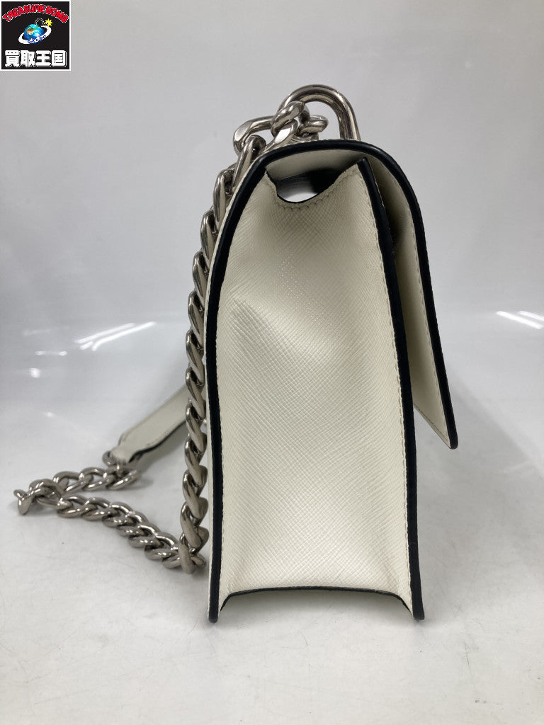 Saffiano Sound Lock crossbody bag