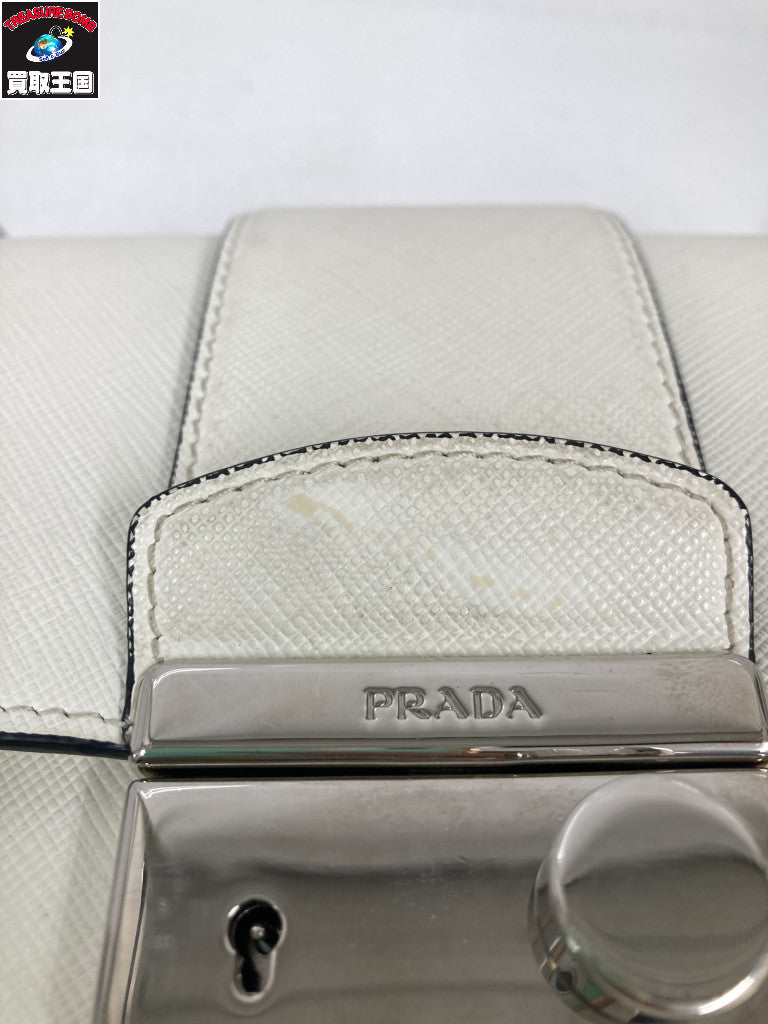 Saffiano Sound Lock crossbody bag