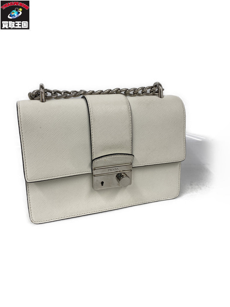 Saffiano Sound Lock crossbody bag