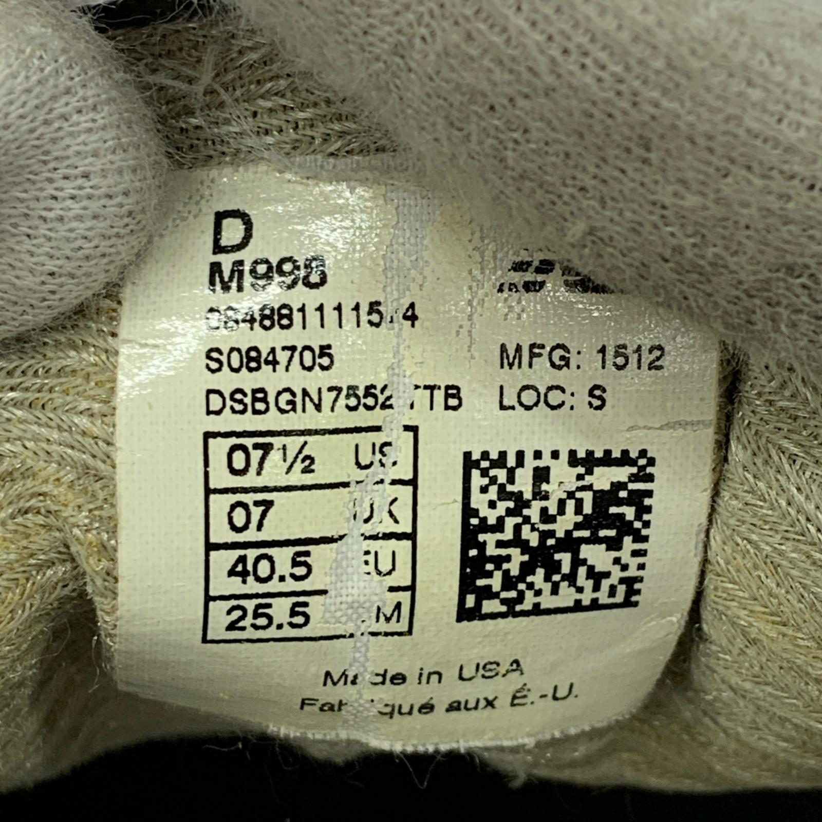 スニーカー M998 25.5cm 25.5cm (US7 1/2 UK7 EU41) グレー