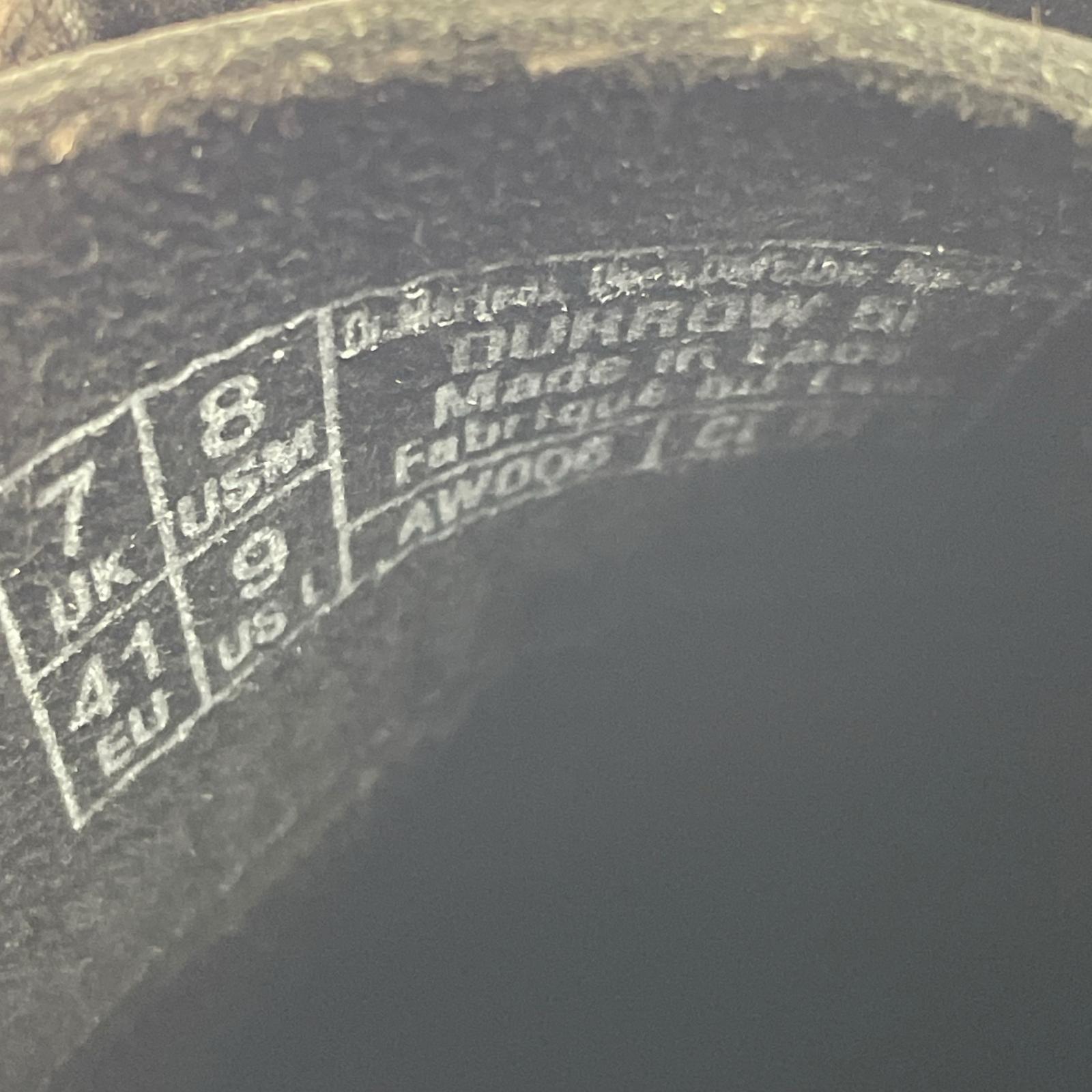 その他靴 AW006 DURROW 5i スクエアトゥレザー ブラック