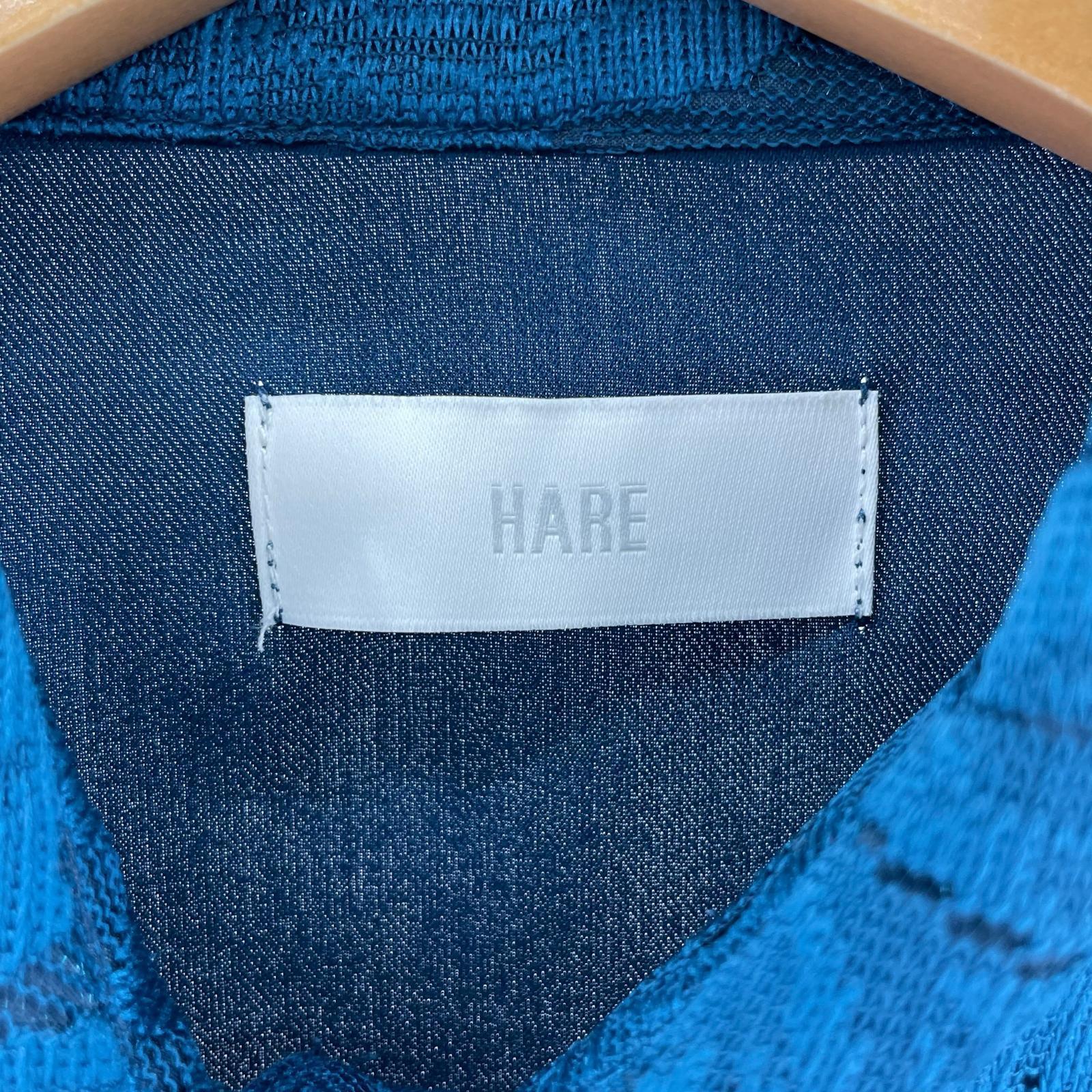 半袖シャツ HARE 半袖シャツ ブルー