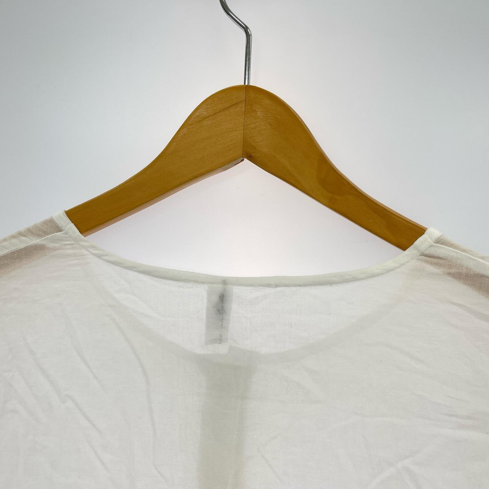 ワンピース cloth&cross シャツチュニック フリー ホワイト