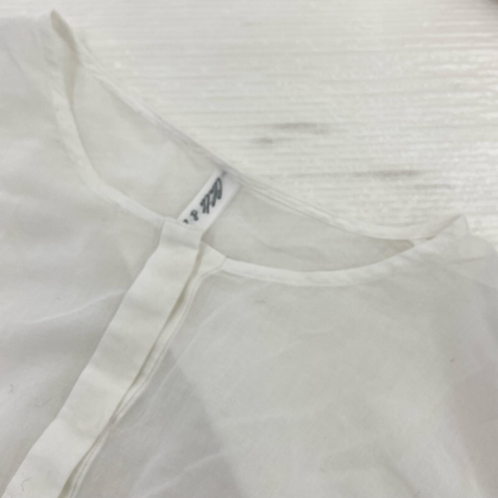 ワンピース cloth&cross シャツチュニック フリー ホワイト