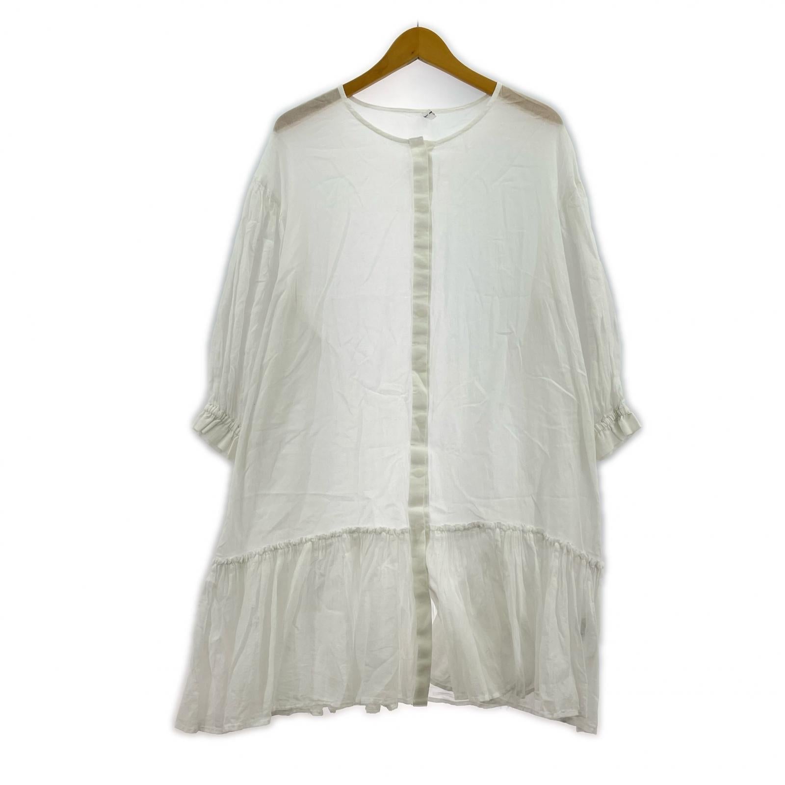 ワンピース cloth&cross シャツチュニック フリー ホワイト