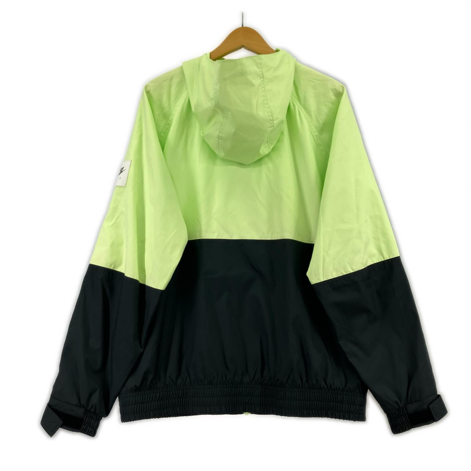 ジャケット NIKE ウーブンフーディージャケット M ライムグリーン M