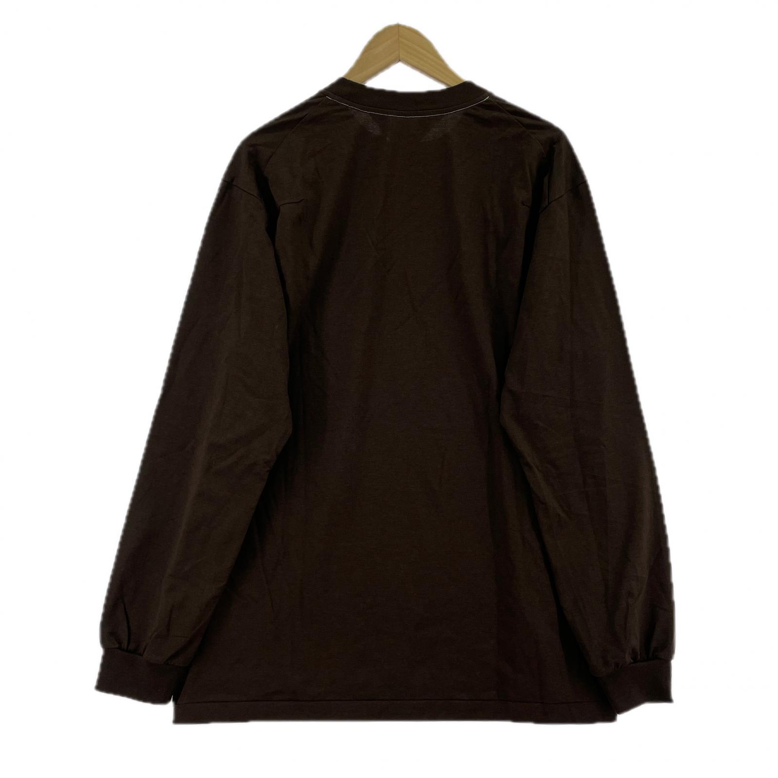 長袖Tシャツ MUSIC LONG TEE 2 ブラウン ブラウン