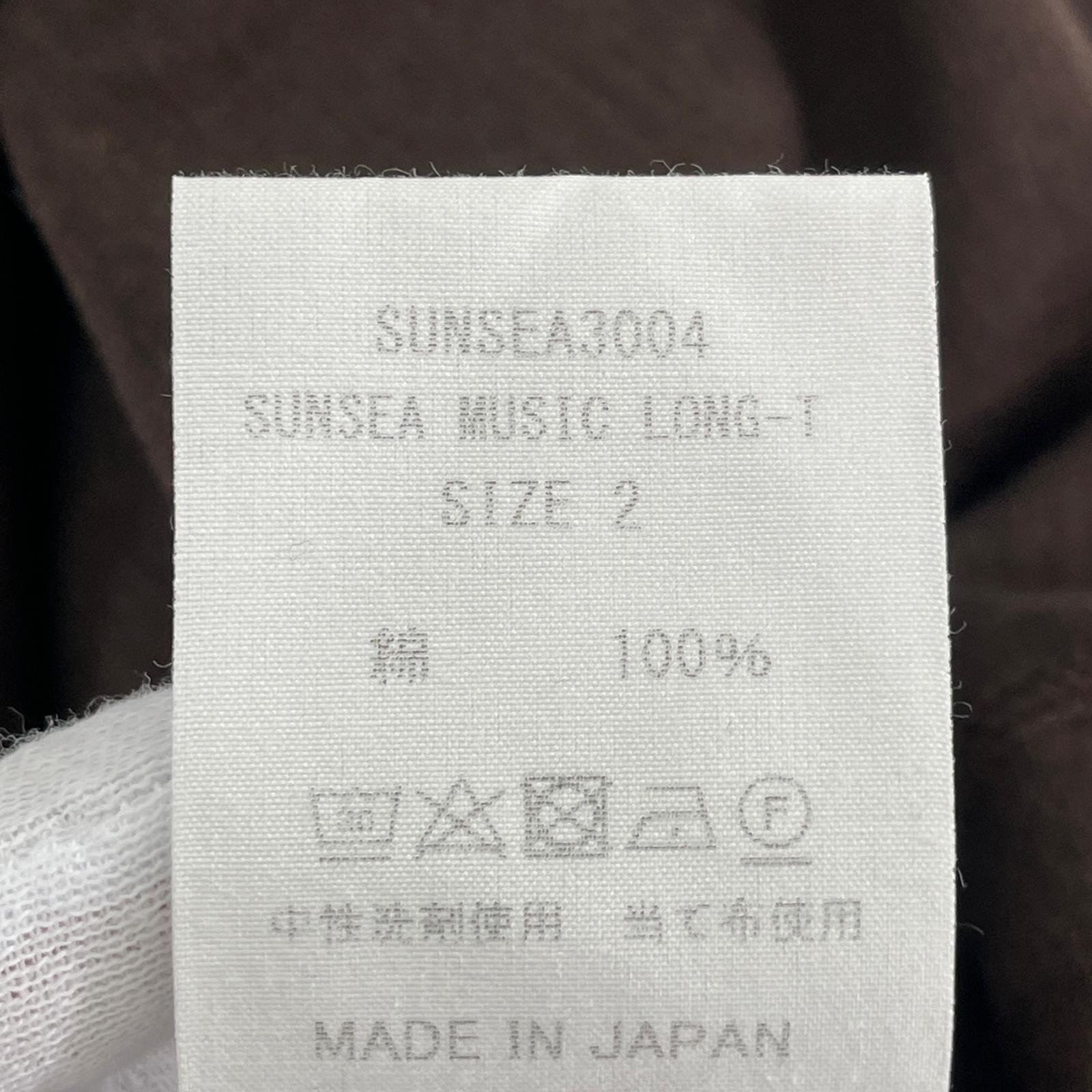 長袖Tシャツ MUSIC LONG TEE 2 ブラウン ブラウン
