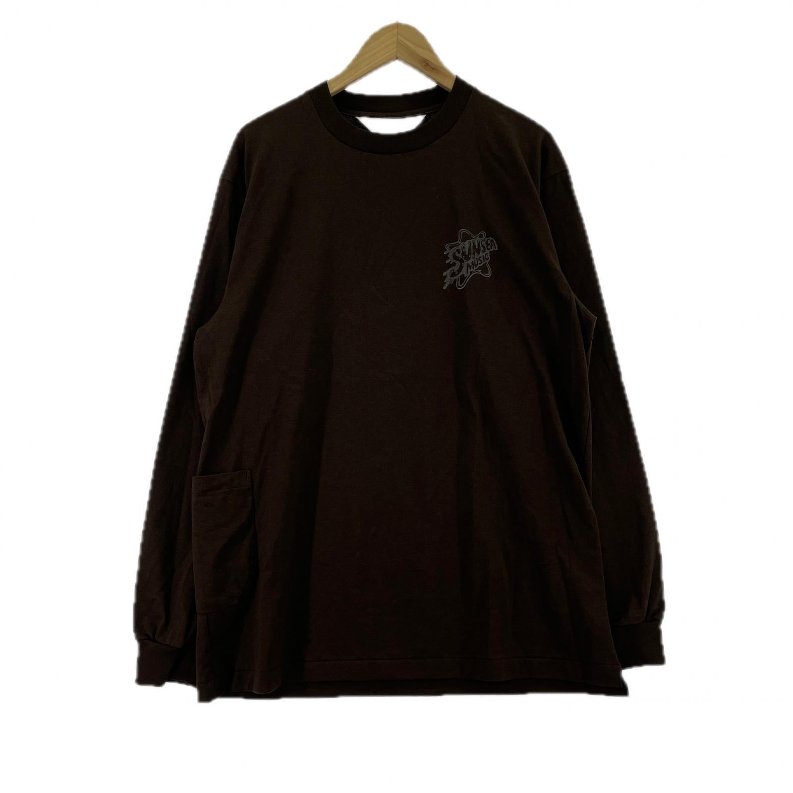 長袖Tシャツ MUSIC LONG TEE 2 ブラウン ブラウン