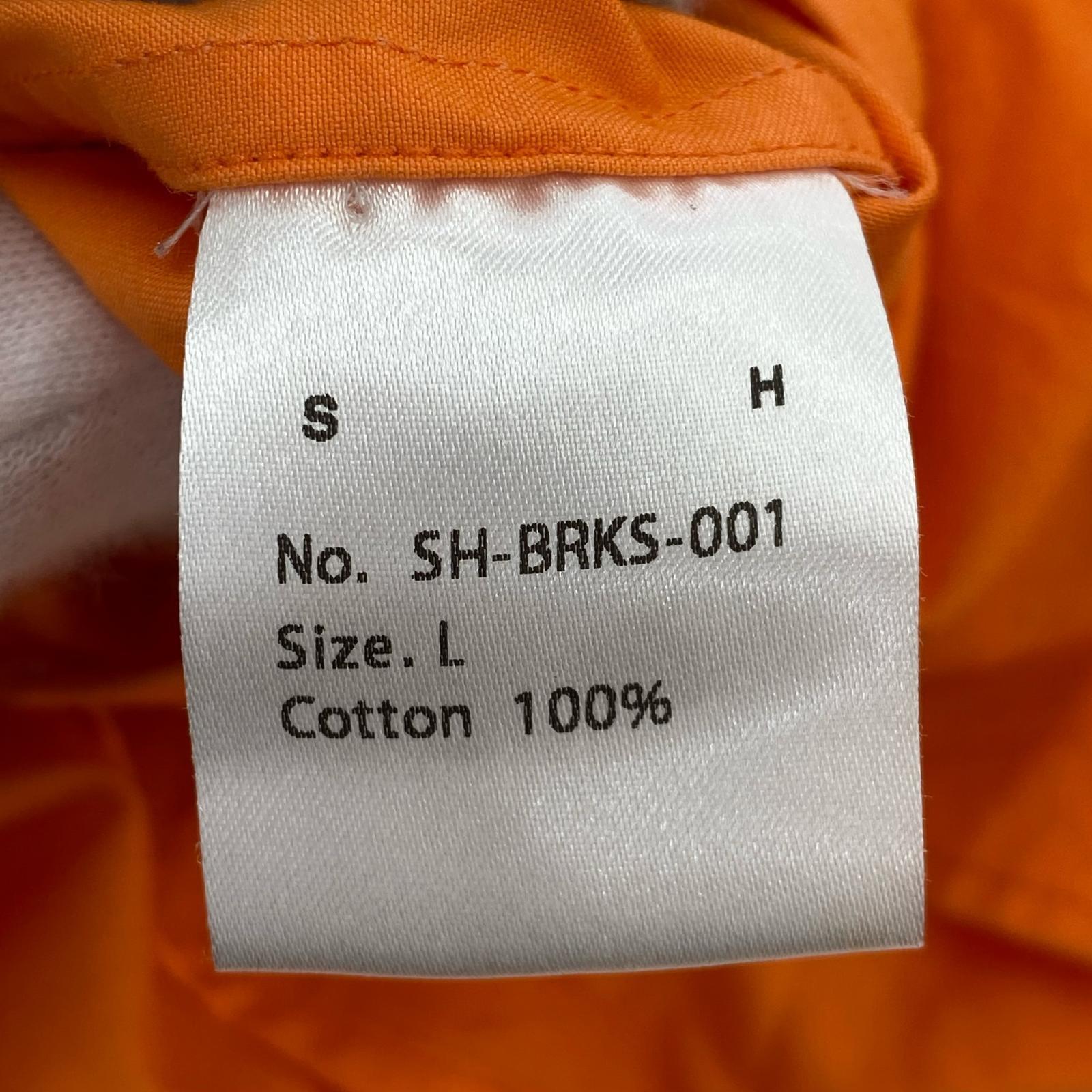 長袖シャツ SH SH-BRKS-001 シャツ オレンジ L