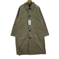 その他アウター ステンカラーコート PROOFED COTTON POPLIN(S) S カーキ