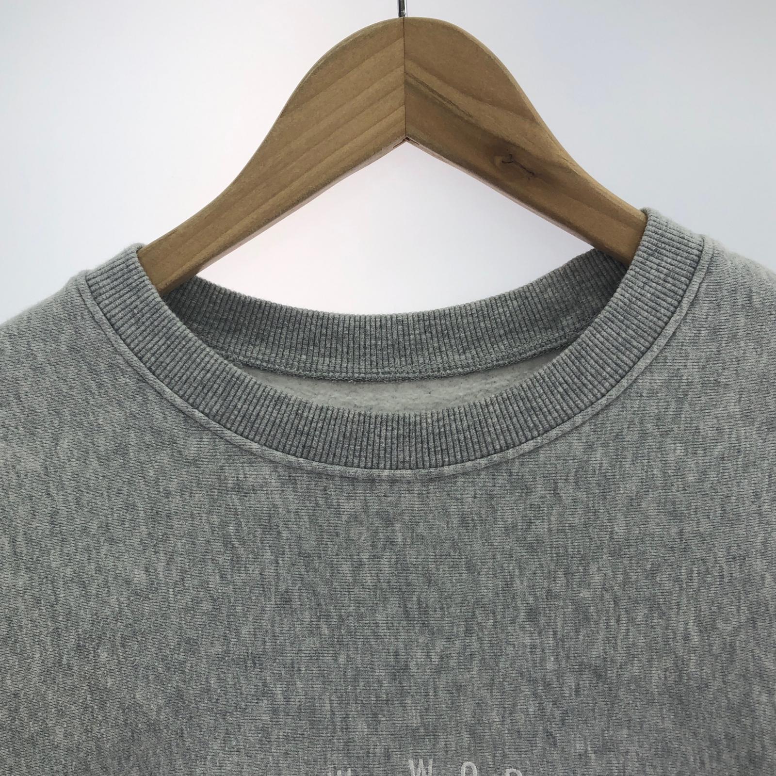 スウェット ARCH LOGO CREWNECK L L グレー