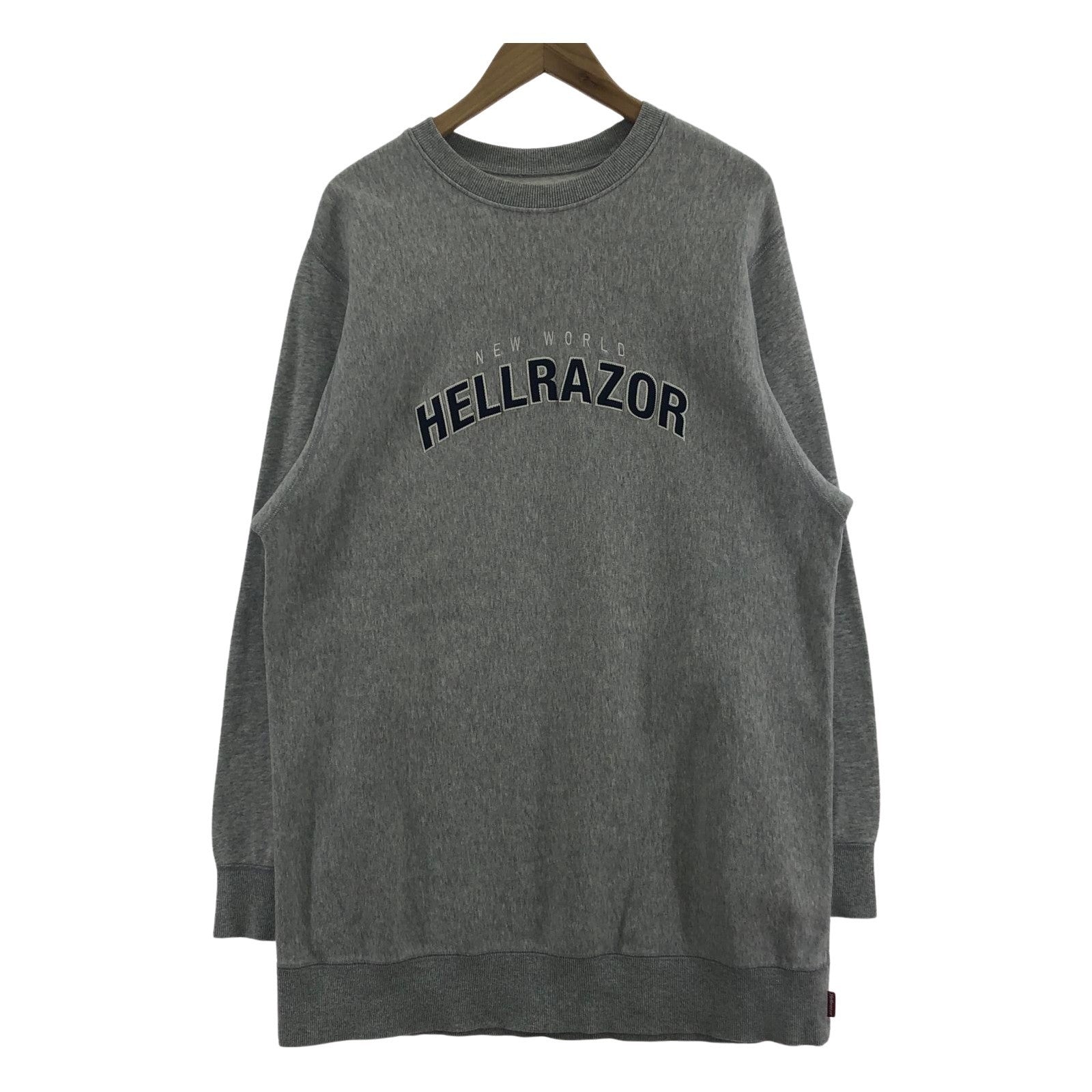 スウェット ARCH LOGO CREWNECK L L グレー