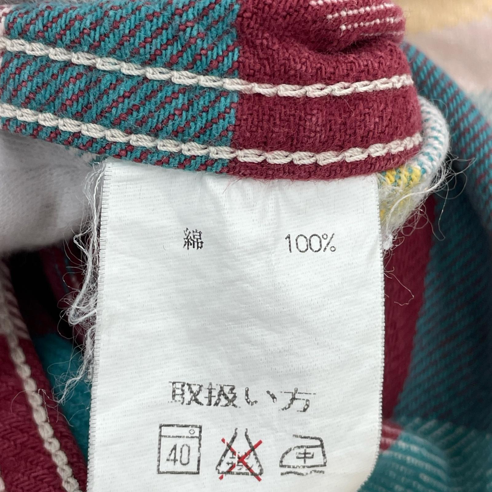 長袖シャツ L/S チェックシャツ S S