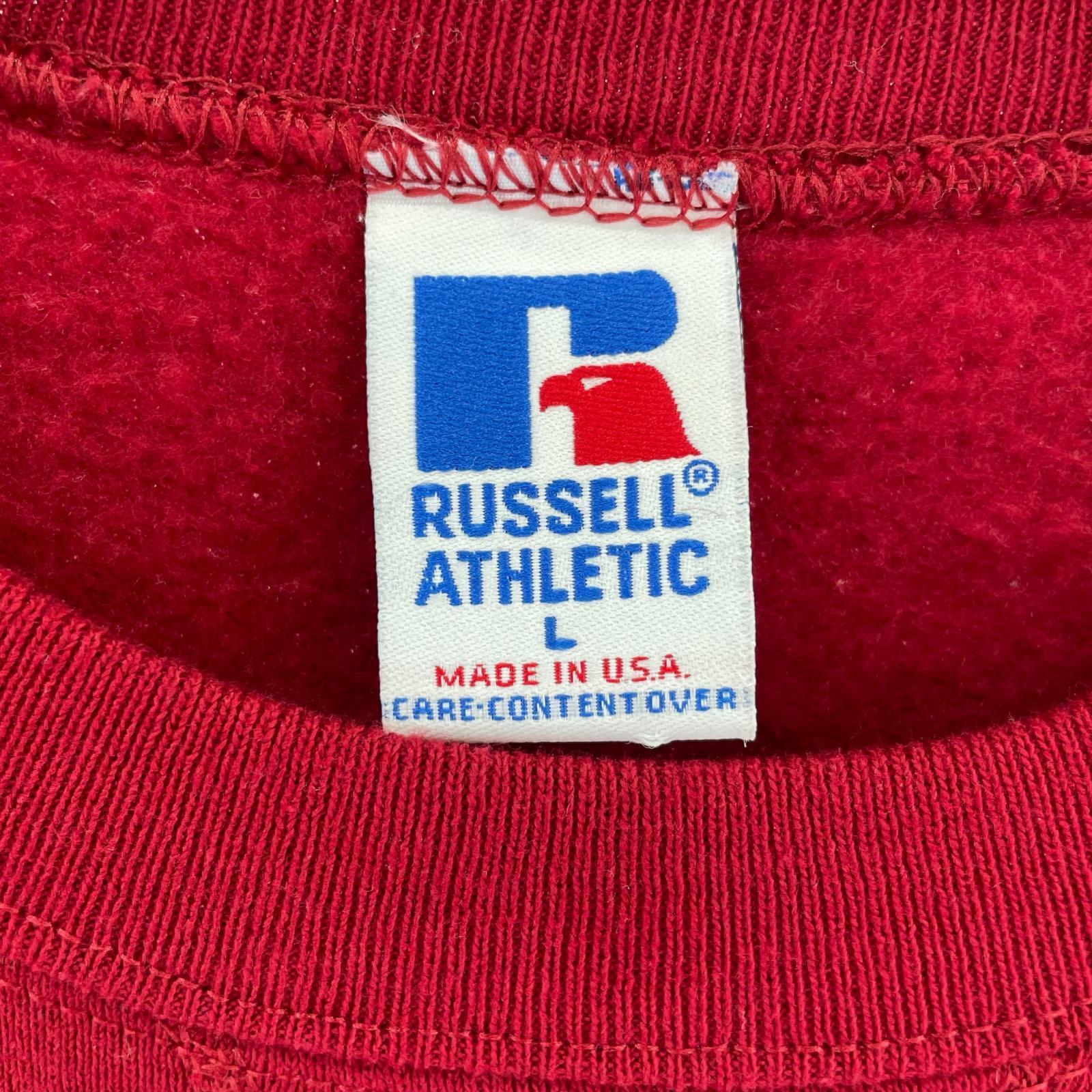 スウェット RUSSELL ATHLETIC 赤(L) L レッド