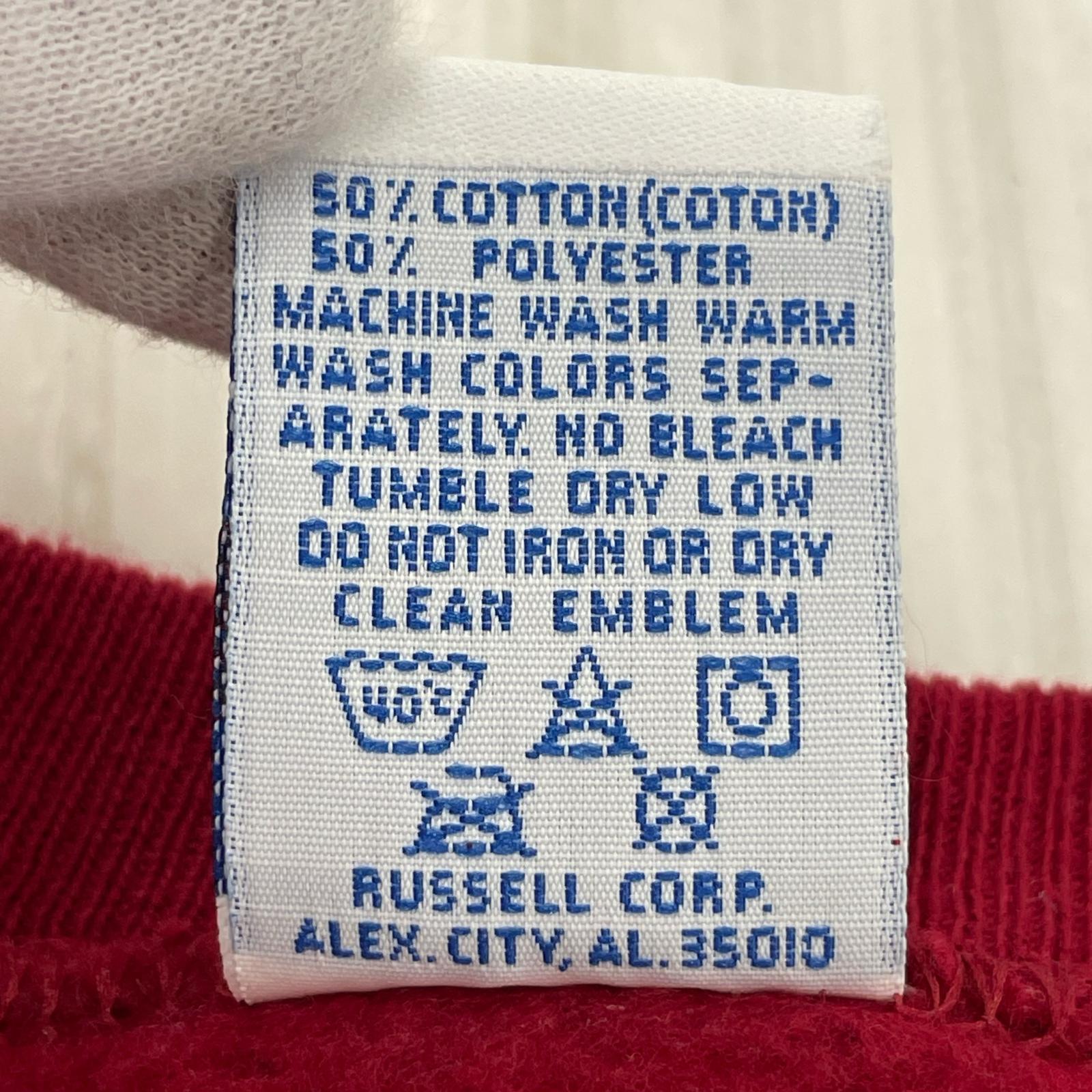 スウェット RUSSELL ATHLETIC 赤(L) L レッド