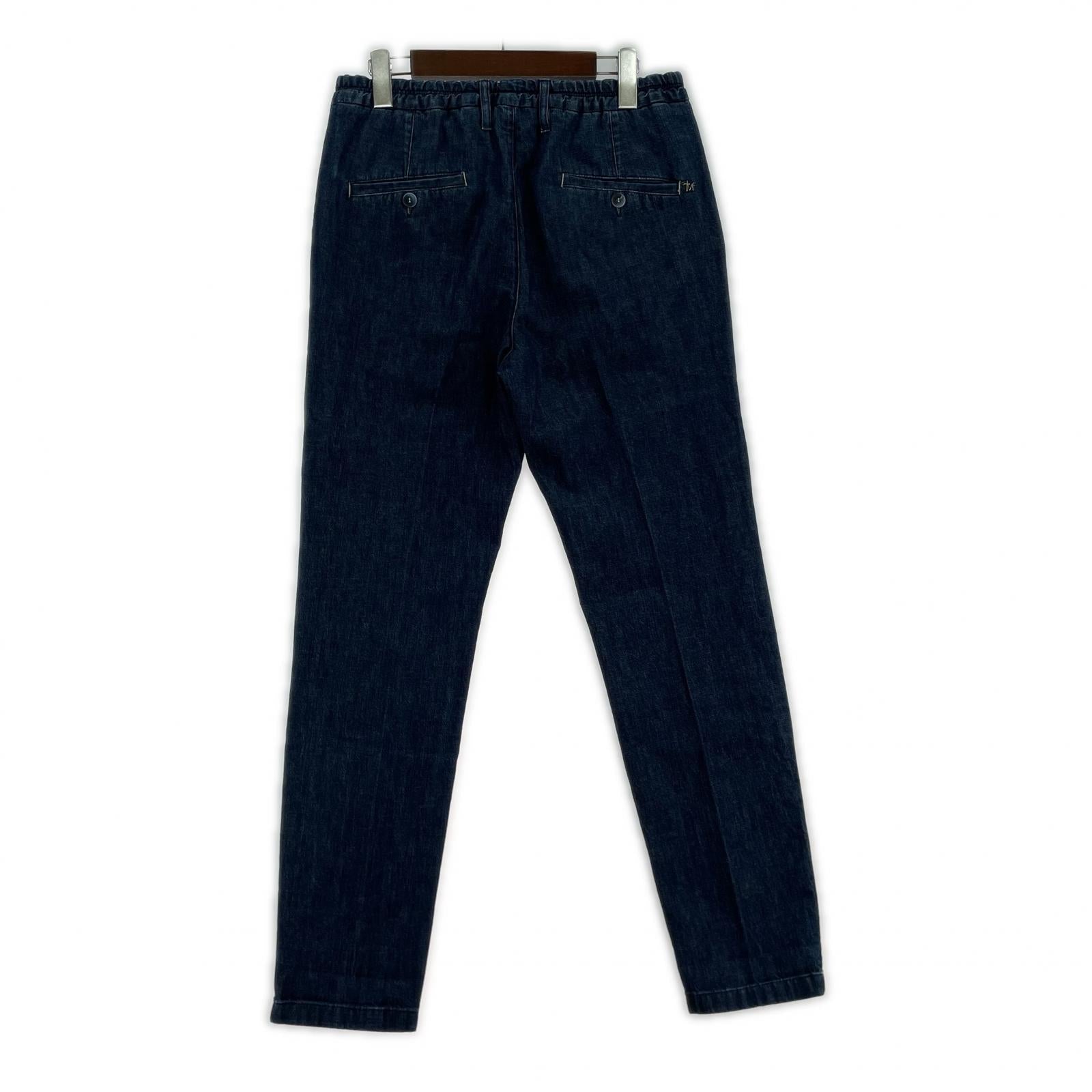 パンツ DANIELE ALESSANDRINI HOMME タックイージーデニム ブルー