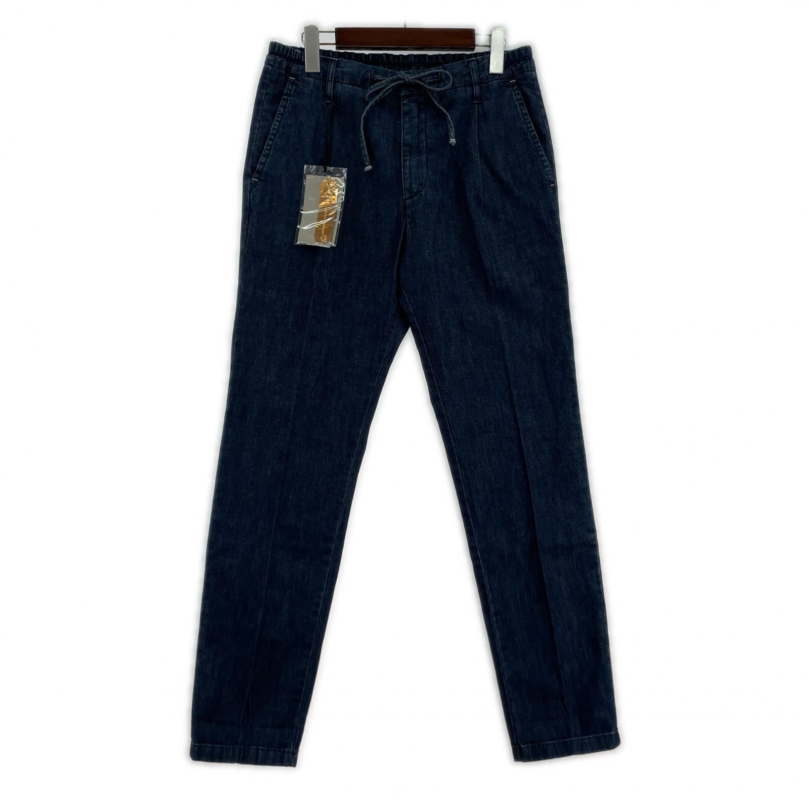 パンツ DANIELE ALESSANDRINI HOMME タックイージーデニム ブルー