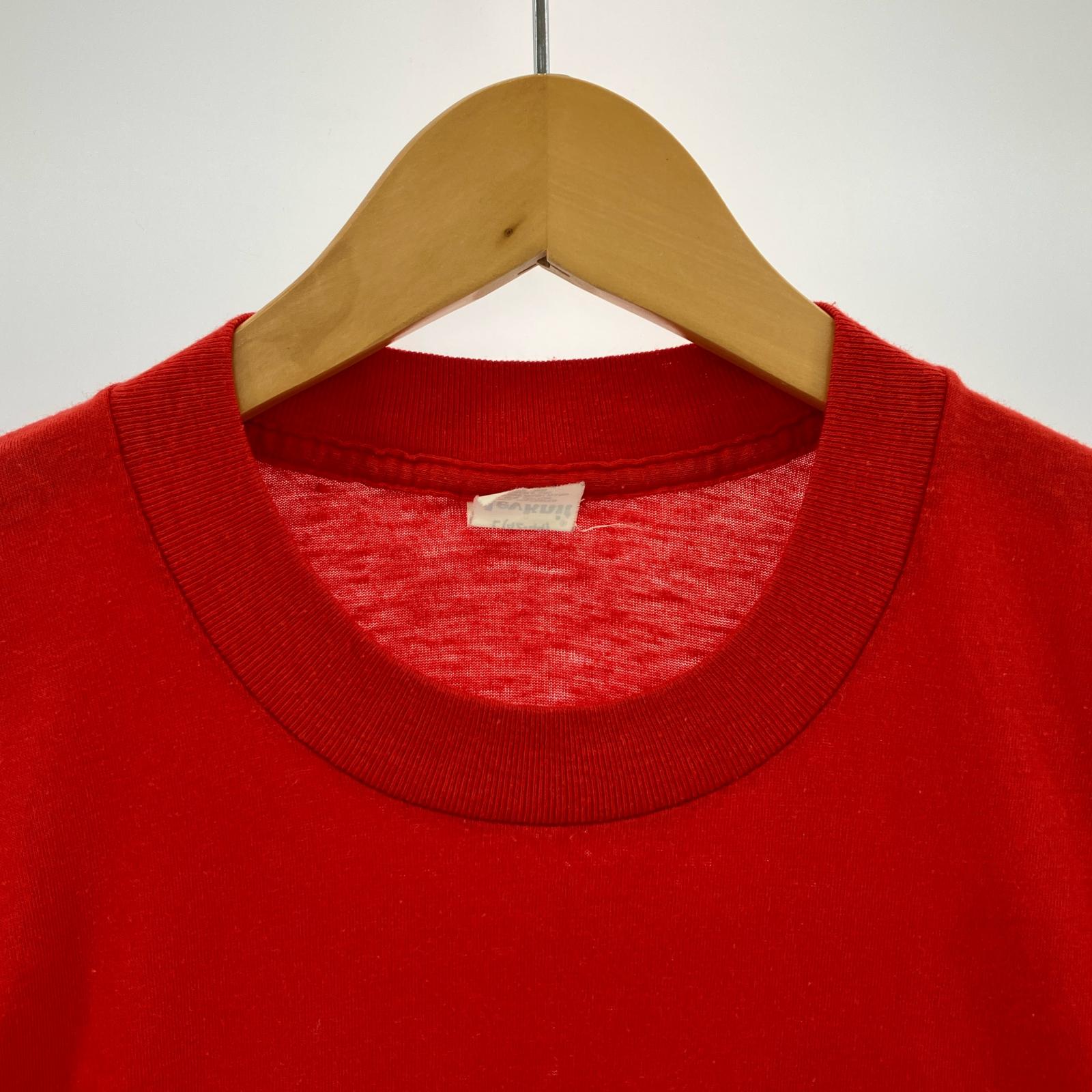 半袖Tシャツ 80s Dr>Pepper I'm a pepper Tシャツ(L) レッド L レッド