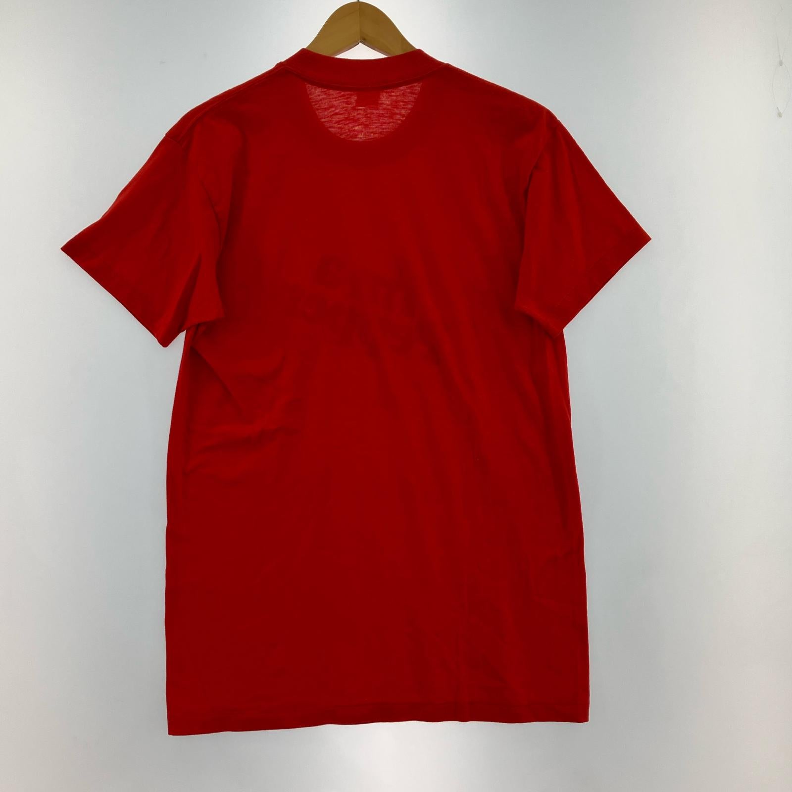 半袖Tシャツ 80s Dr>Pepper I'm a pepper Tシャツ(L) レッド L レッド