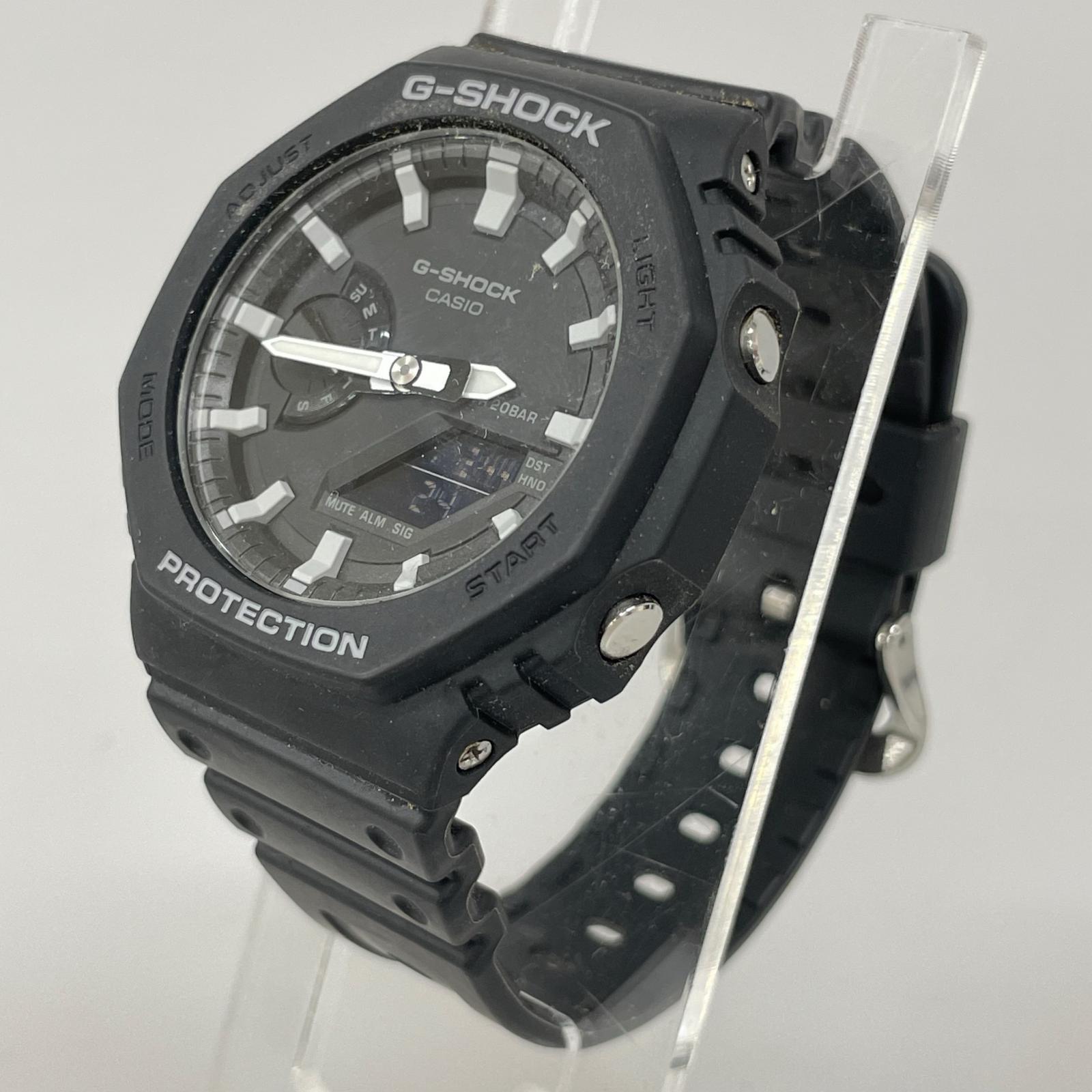 腕時計 G-SHOCK GA-2100-1A アナデジ 腕時計 黒 ブラック