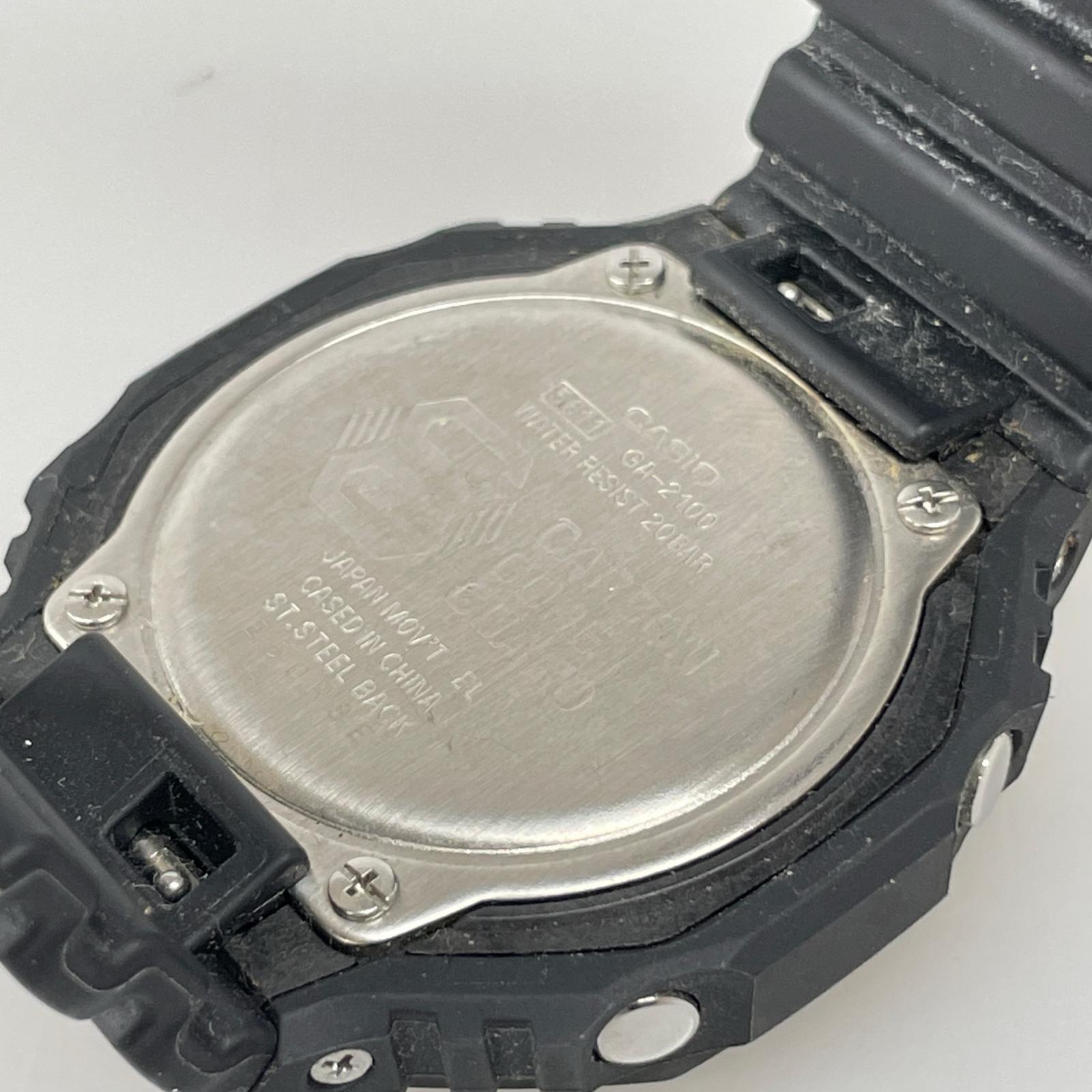 腕時計 G-SHOCK GA-2100-1A アナデジ 腕時計 黒 ブラック