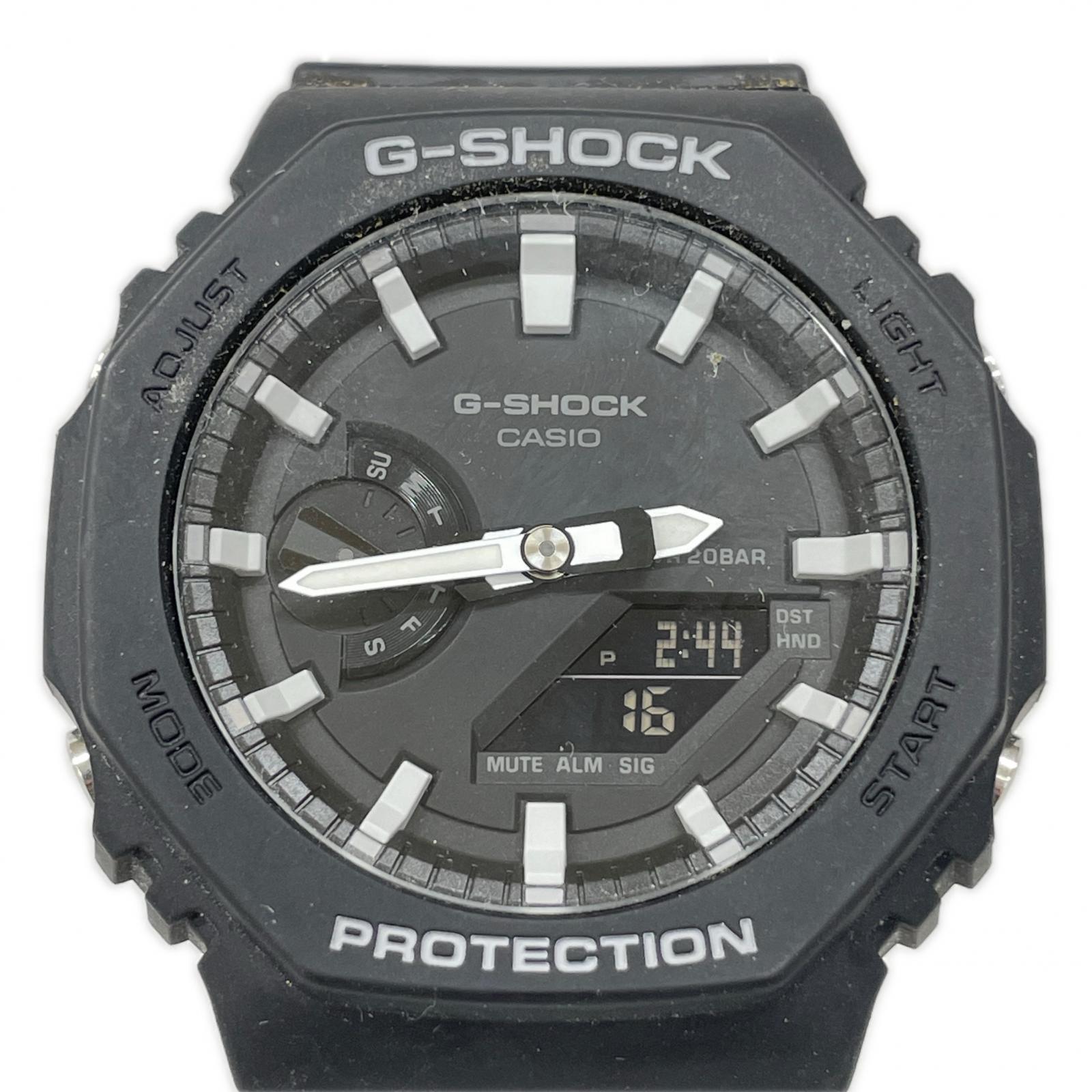 腕時計 G-SHOCK GA-2100-1A アナデジ 腕時計 黒 ブラック