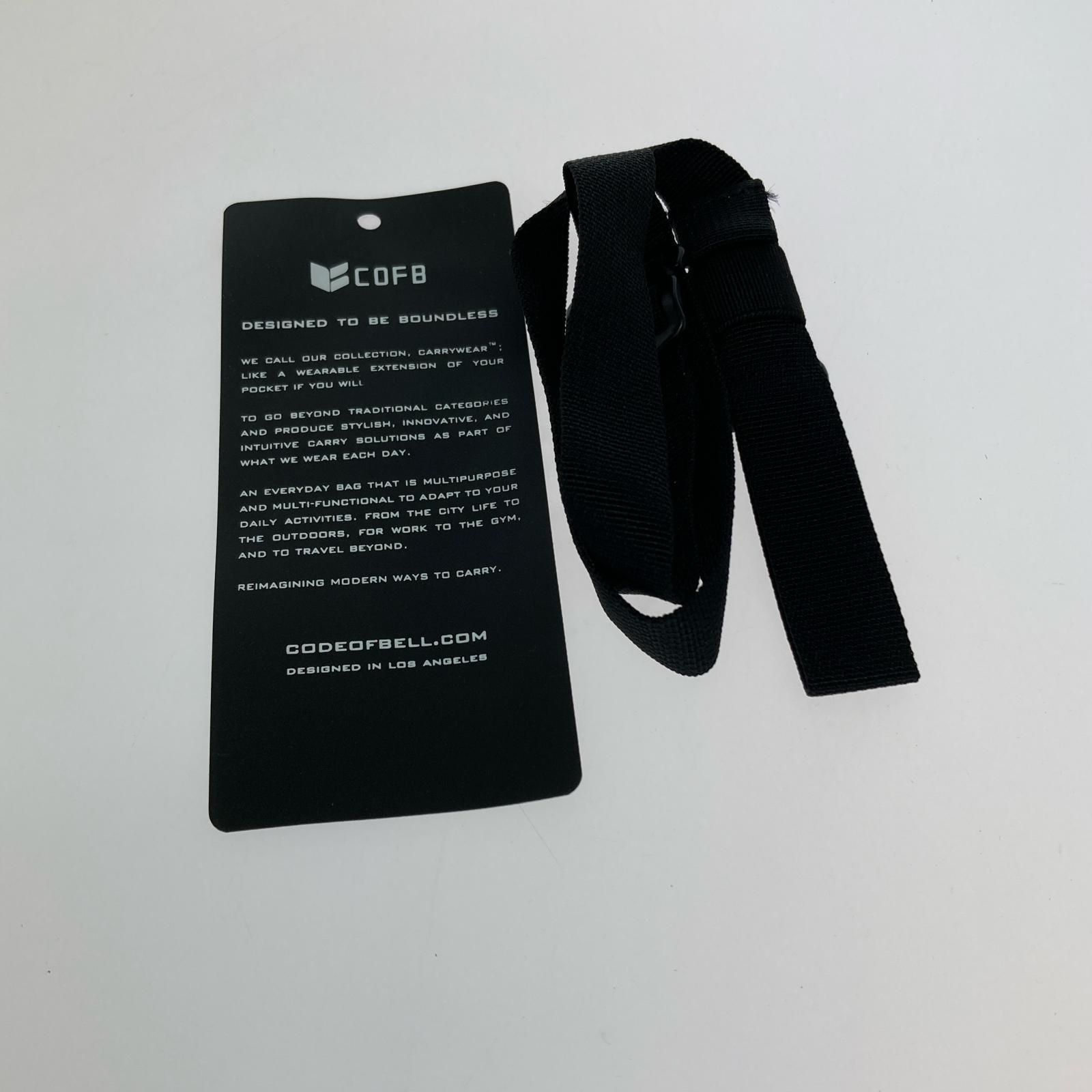 ボディバッグ CODE OF BELL X-POD II BLACK ブラック