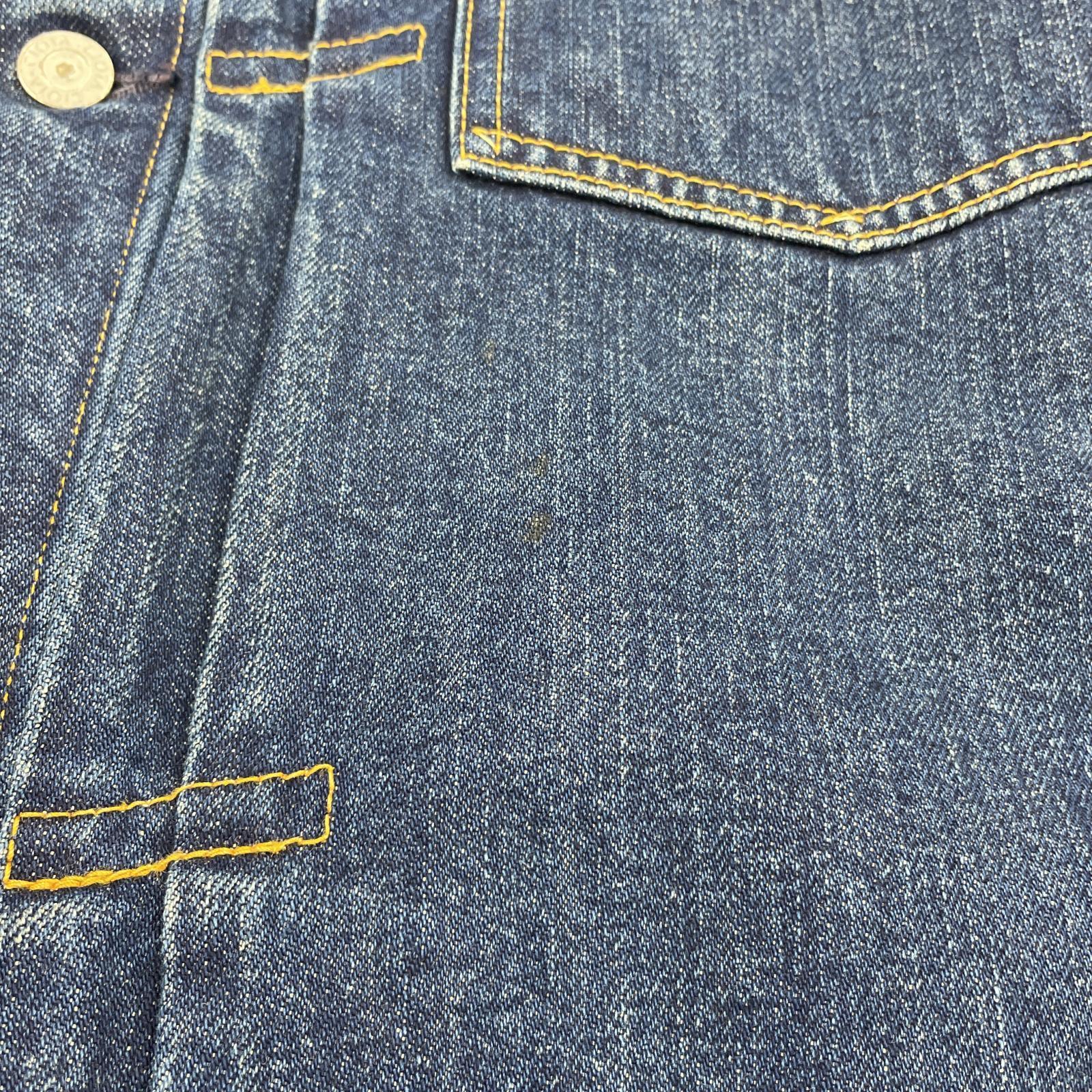 デニムジャケット Single Pocket Denim Jacket 1st 48 48 ネイビー