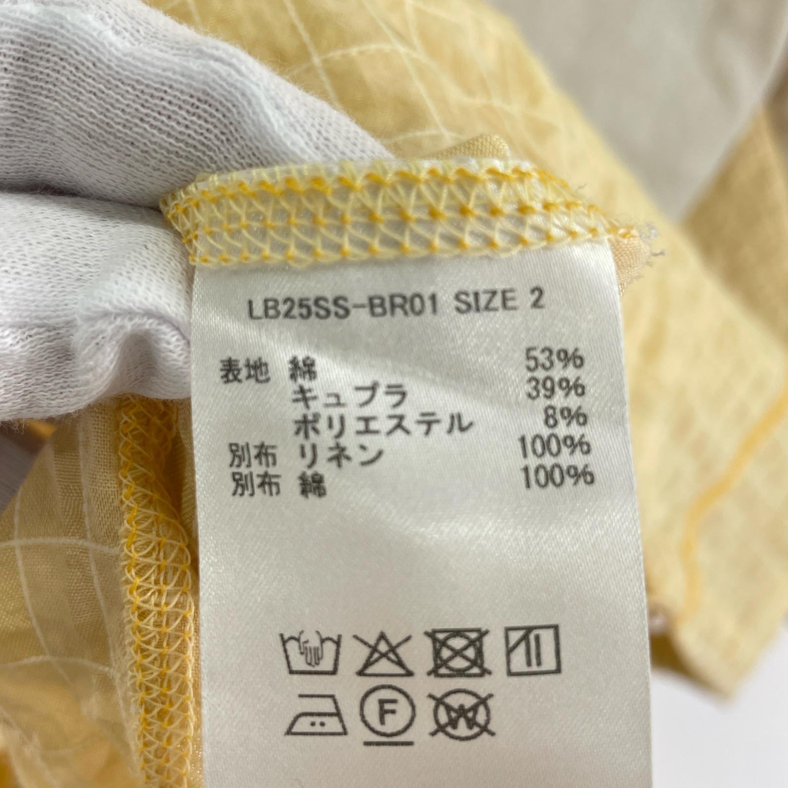 ジャケット Laid.B 25SS Diver seam parka (2) 2 イエロー