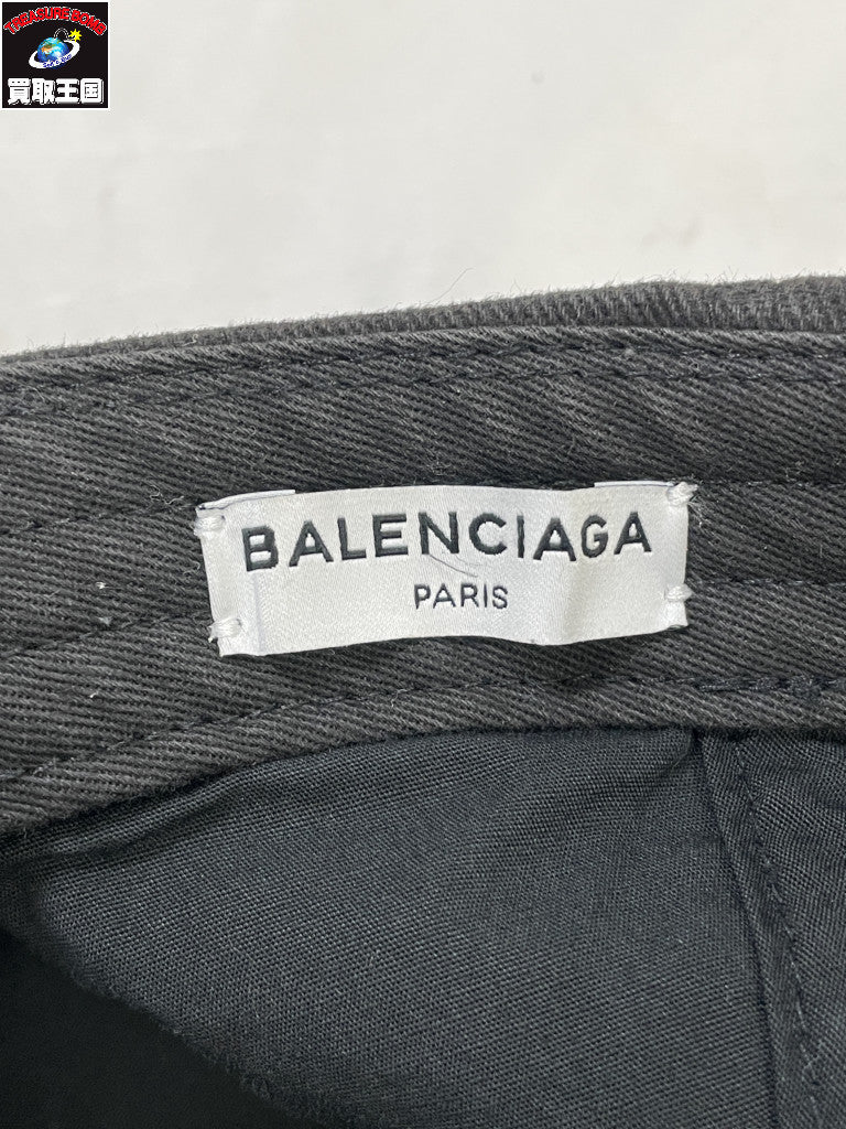 BALENCIAGA 17SS ベルクロキャップ 黒