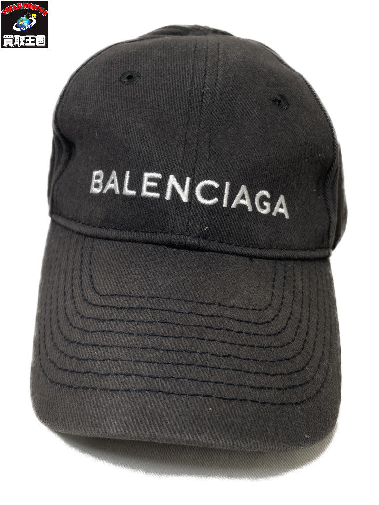 BALENCIAGA 17SS ベルクロキャップ 黒