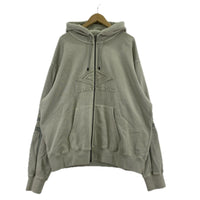 パーカー × BOILER ROOM APPLIQUE HOODY (XL) グレー